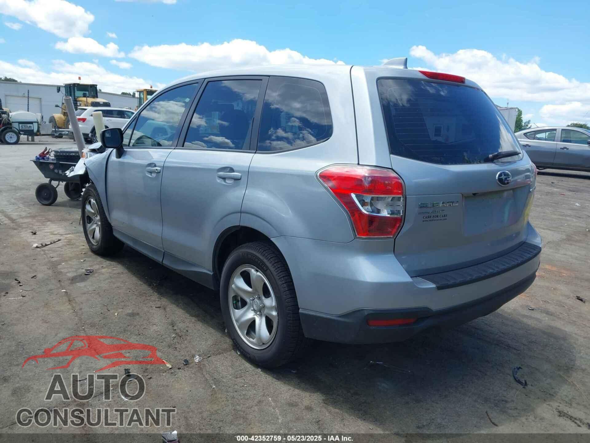SUBARU FORESTER 2016 - JF2SJAAC5GH404042