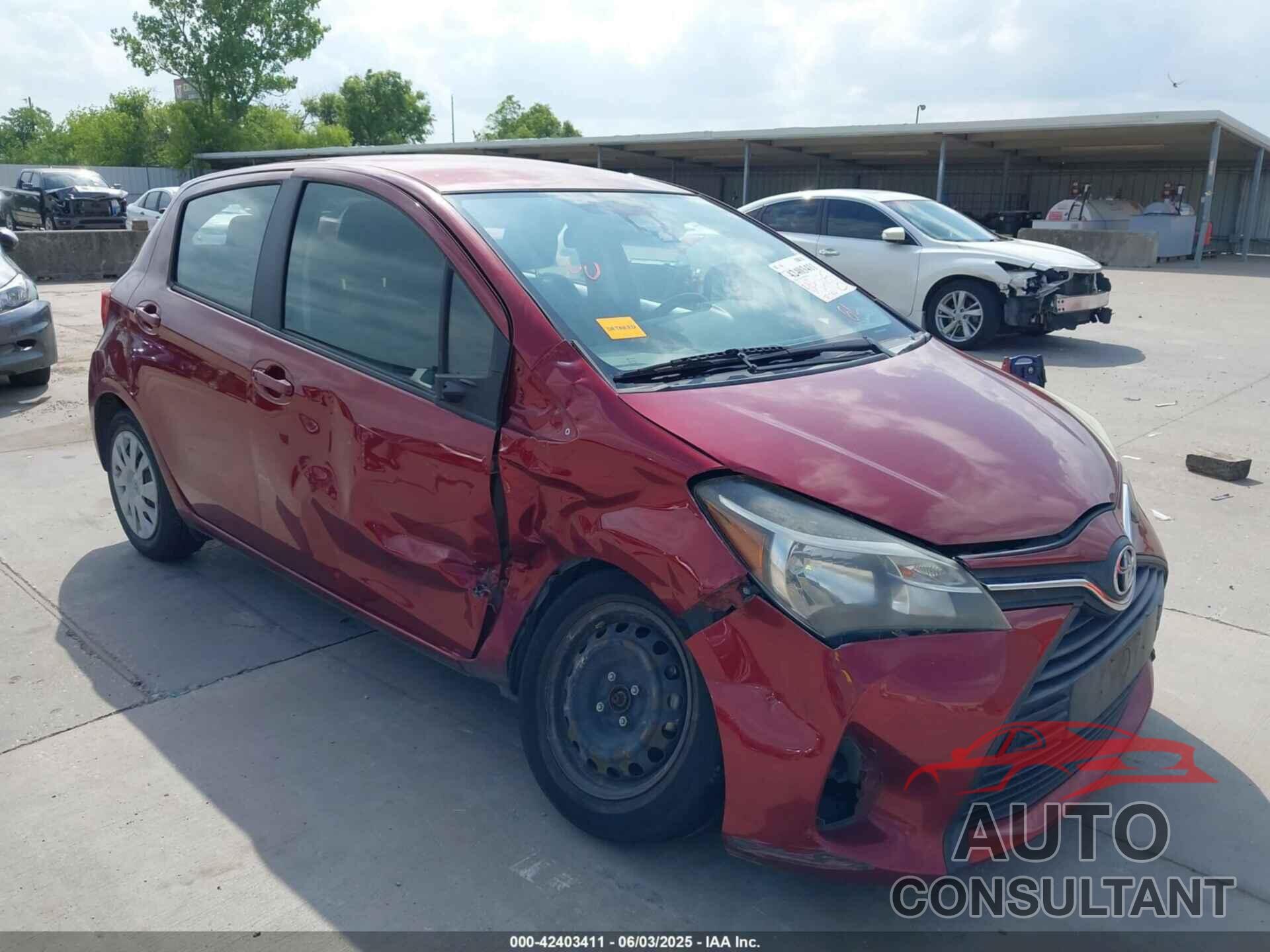 TOYOTA YARIS 2017 - VNKKTUD37HA079319