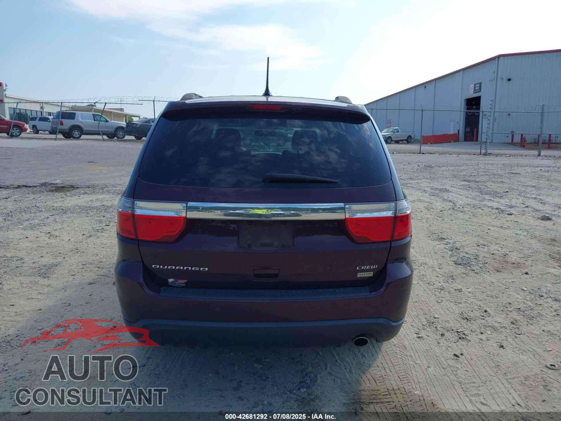 DODGE DURANGO 2012 - 1C4RDHDG1CC275493