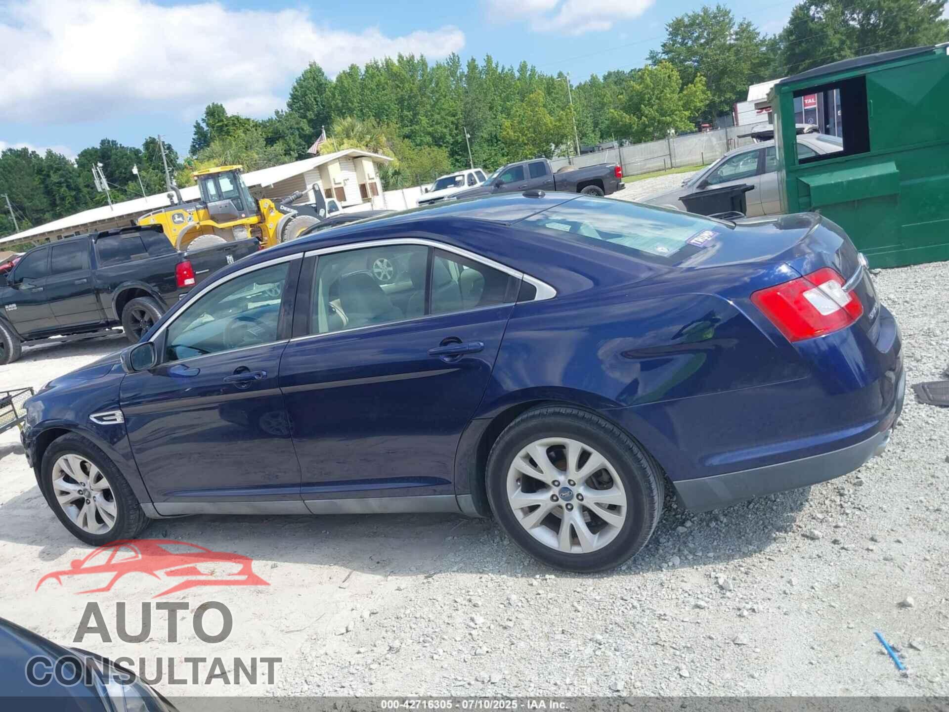 FORD TAURUS 2011 - 1FAHP2EW7BG168693