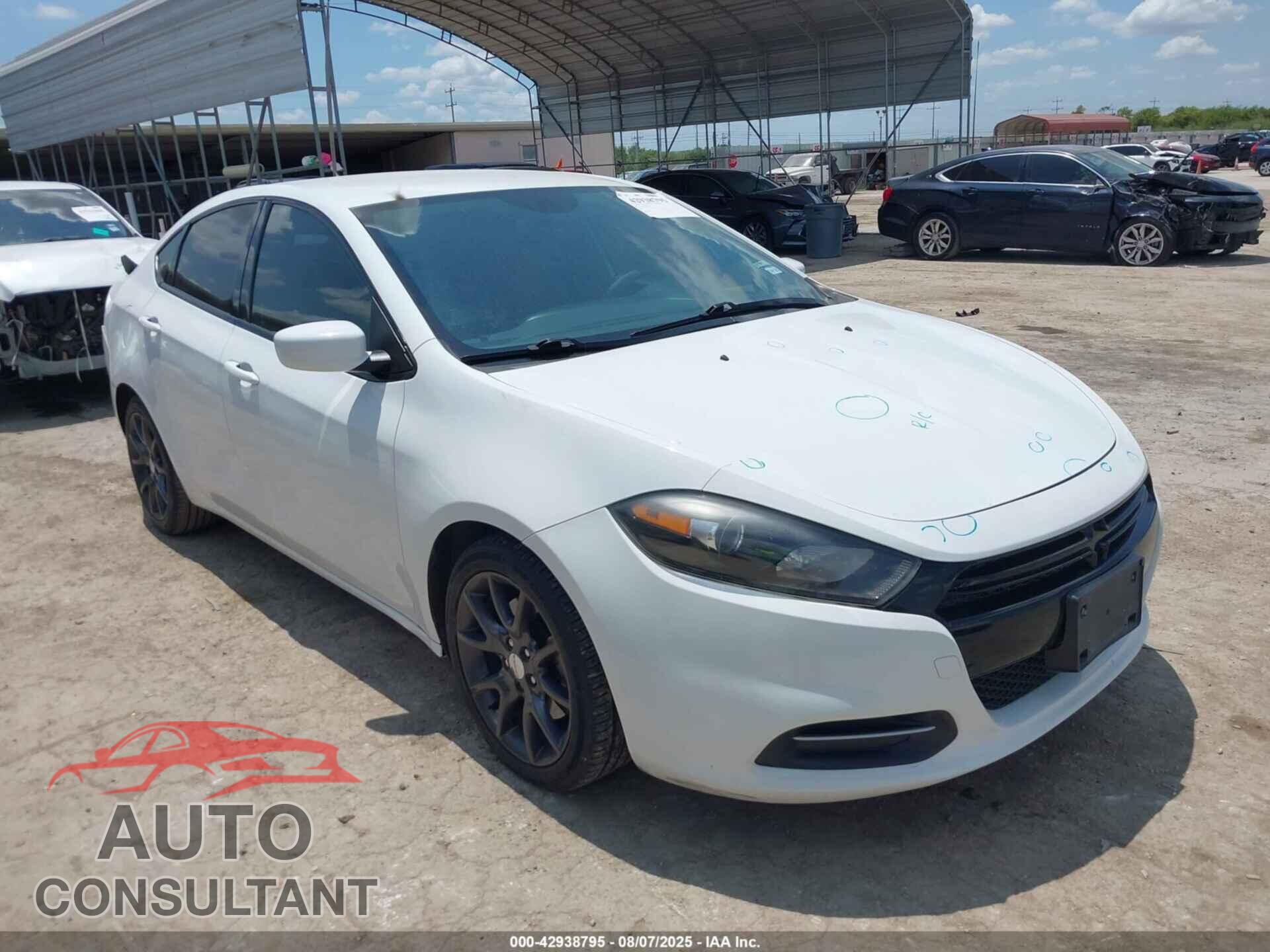DODGE DART 2015 - 1C3CDFAA0FD433772