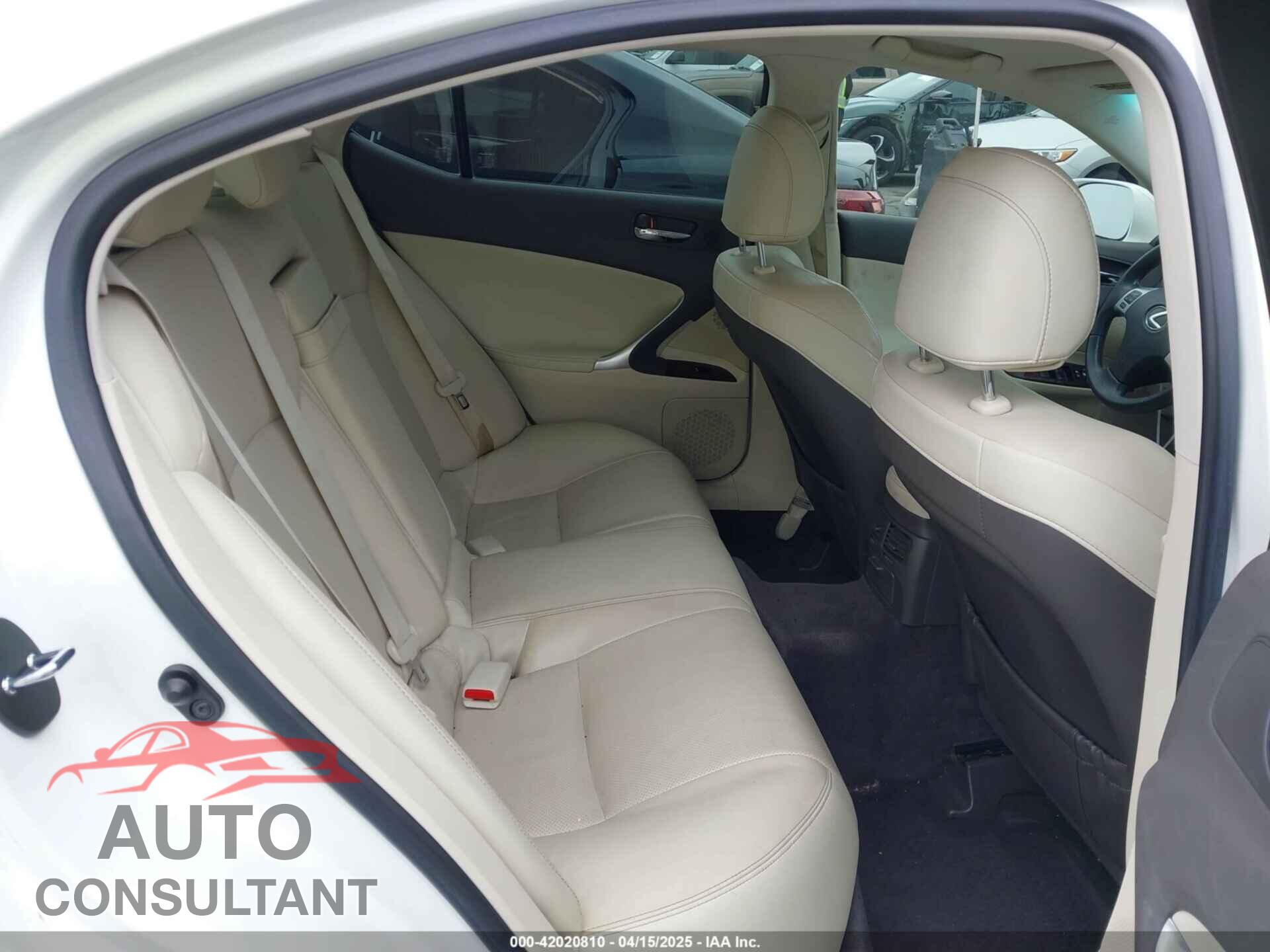 LEXUS IS 250 2012 - JTHBF5C26C5170533