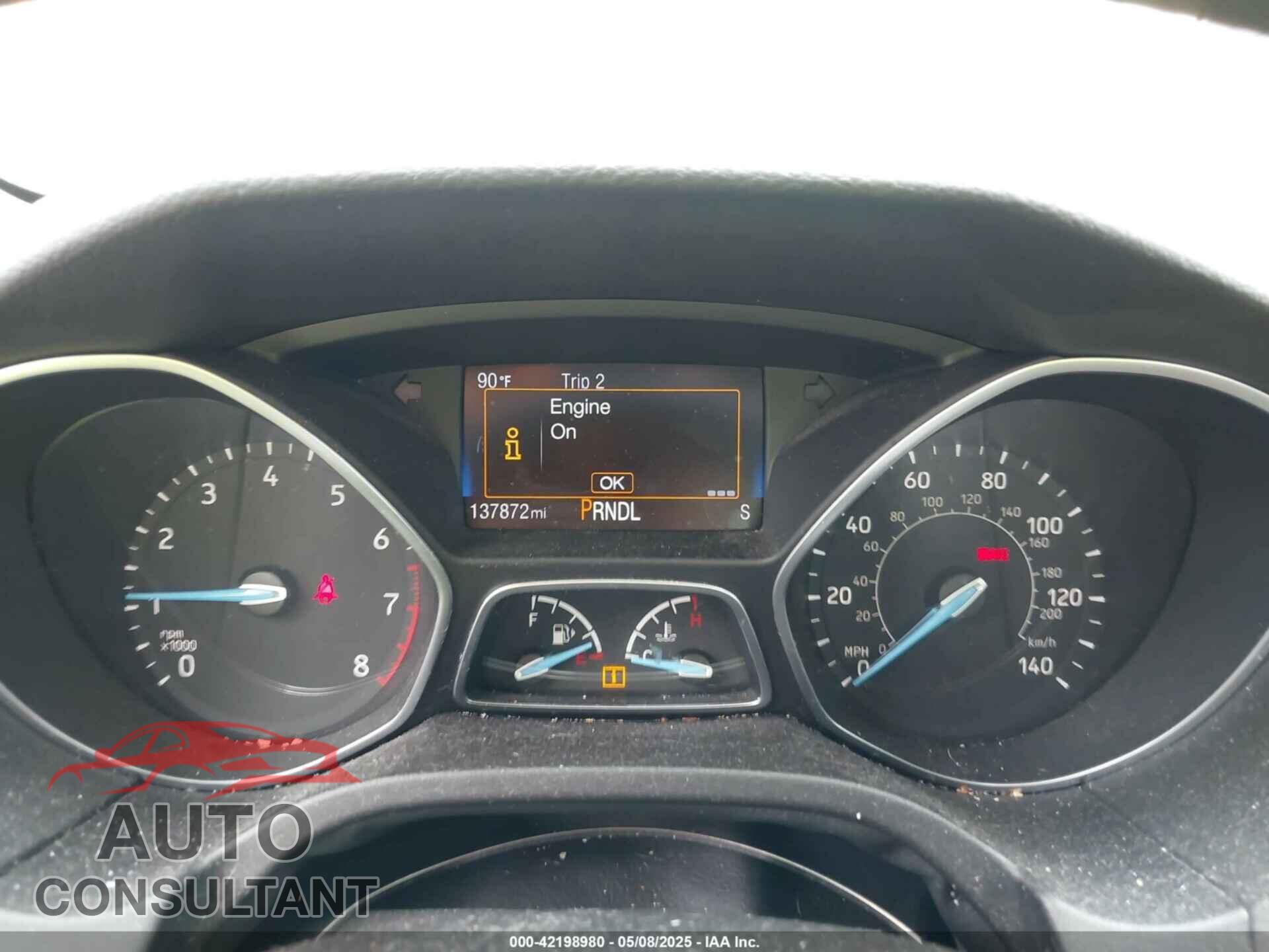 FORD FOCUS 2016 - 1FADP3F28GL323606