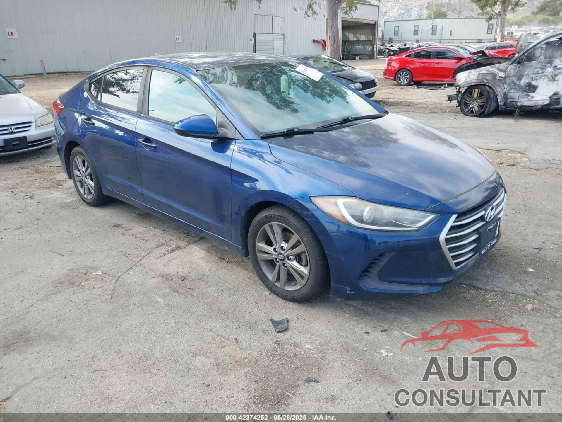 HYUNDAI ELANTRA 2017 - 5NPD84LF8HH105465