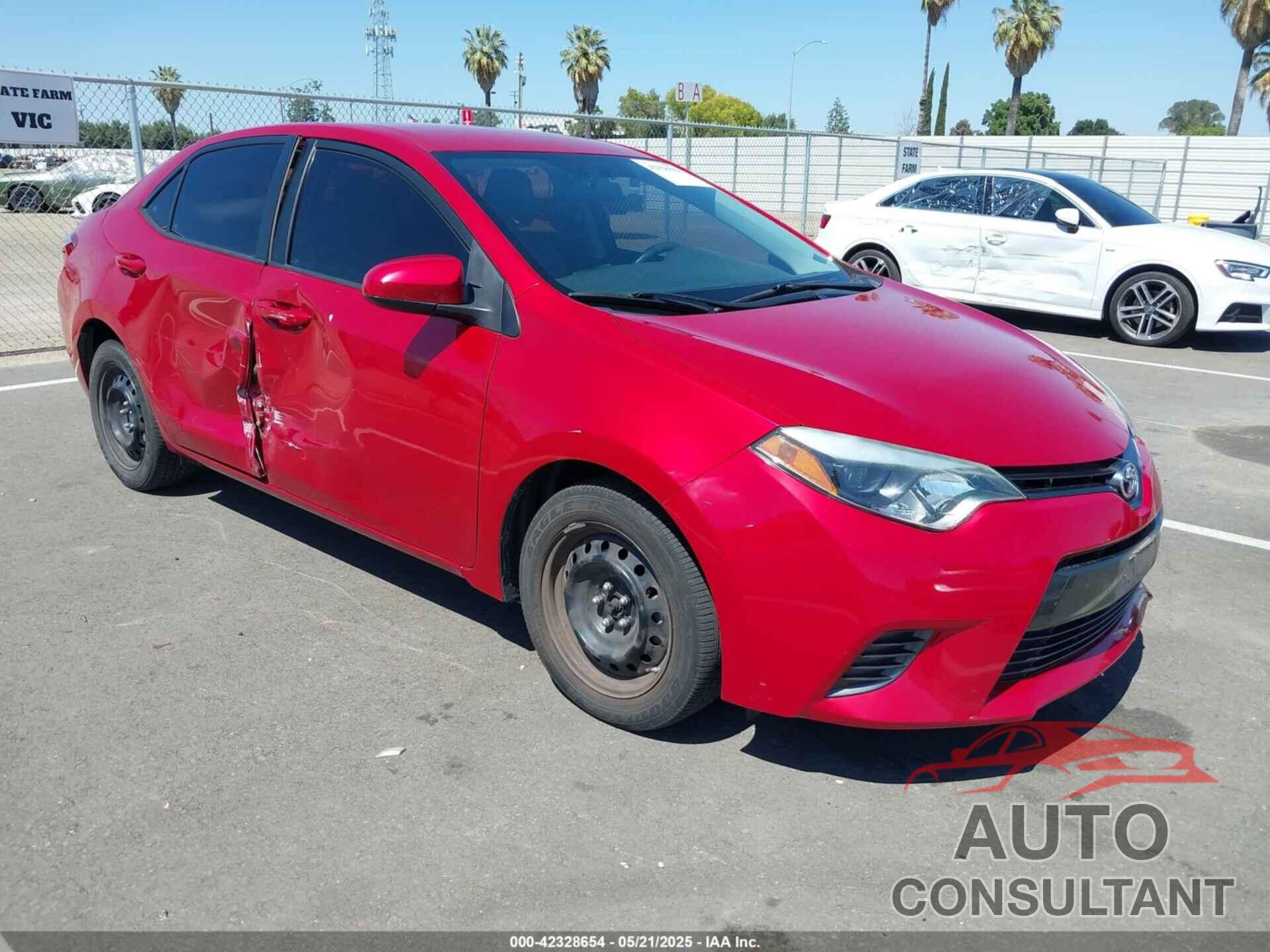 TOYOTA COROLLA 2015 - 5YFBURHE4FP282563