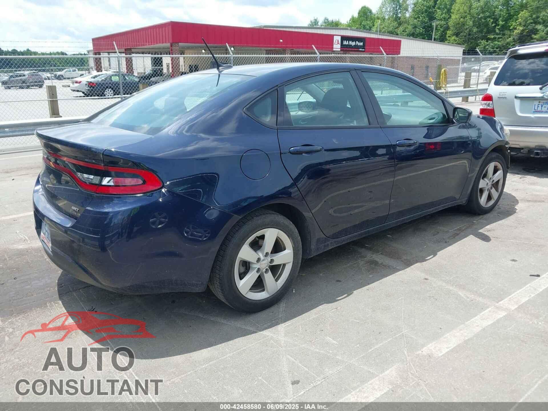 DODGE DART 2015 - 1C3CDFBB1FD390387