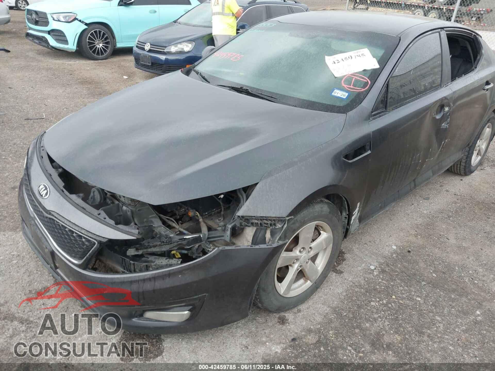 KIA OPTIMA 2015 - KNAGM4A79F5621123