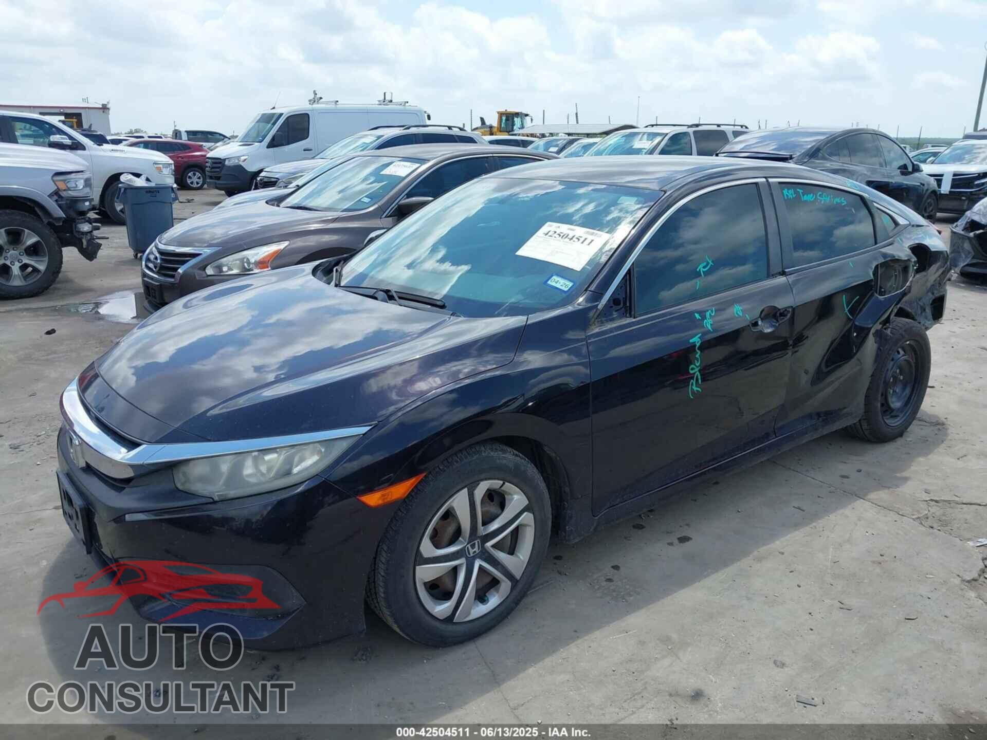 HONDA CIVIC 2016 - 19XFC2F58GE036309