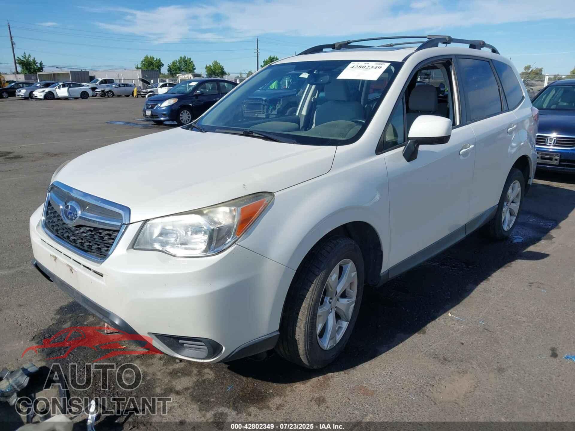 SUBARU FORESTER 2014 - JF2SJAEC0EH498953