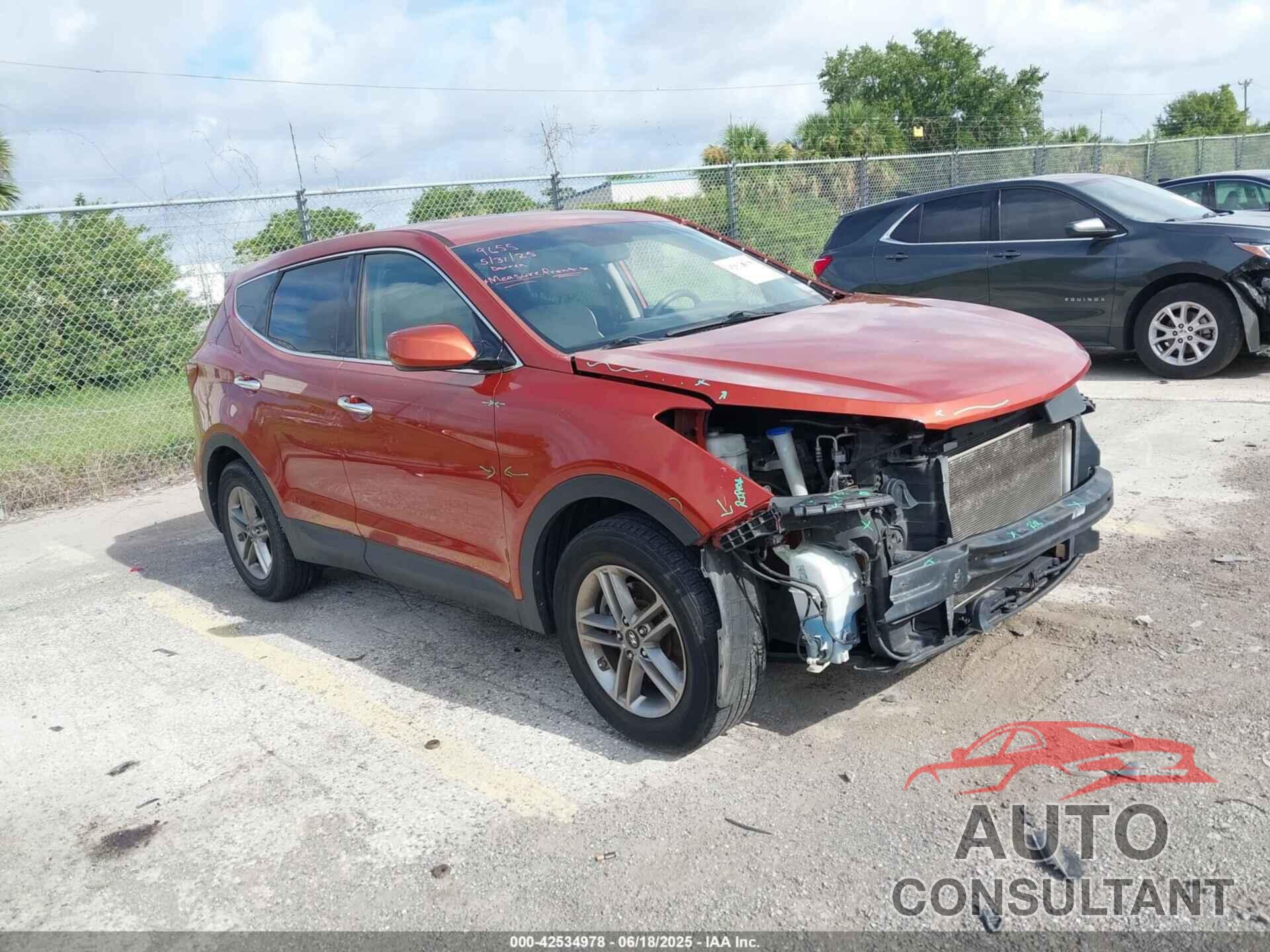 HYUNDAI SANTA FE SPORT 2017 - 5XYZT3LB3HG437686