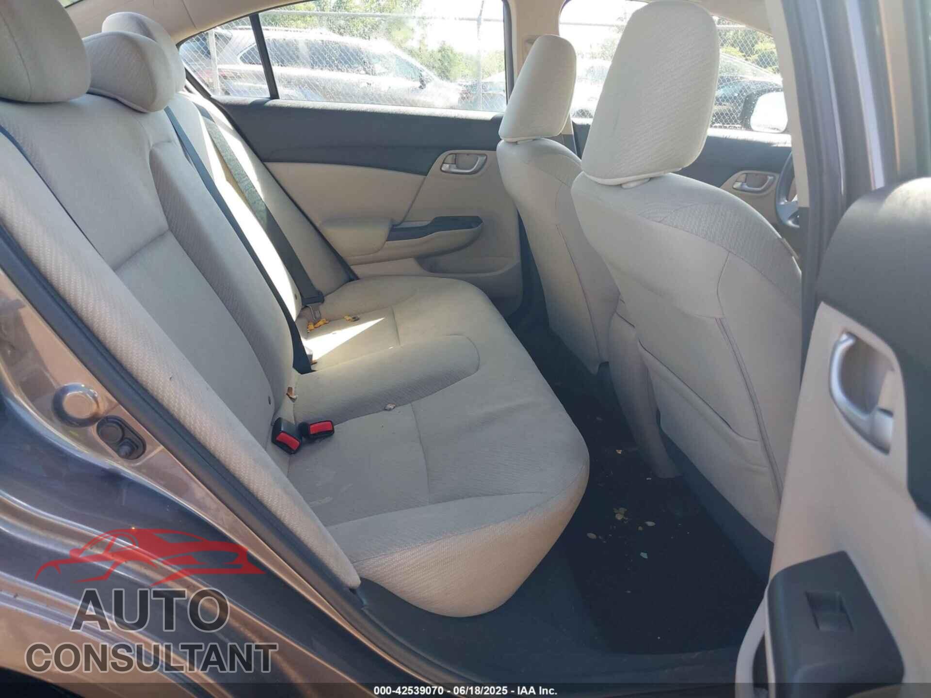 HONDA CIVIC 2013 - 19XFB2F5XDE234792