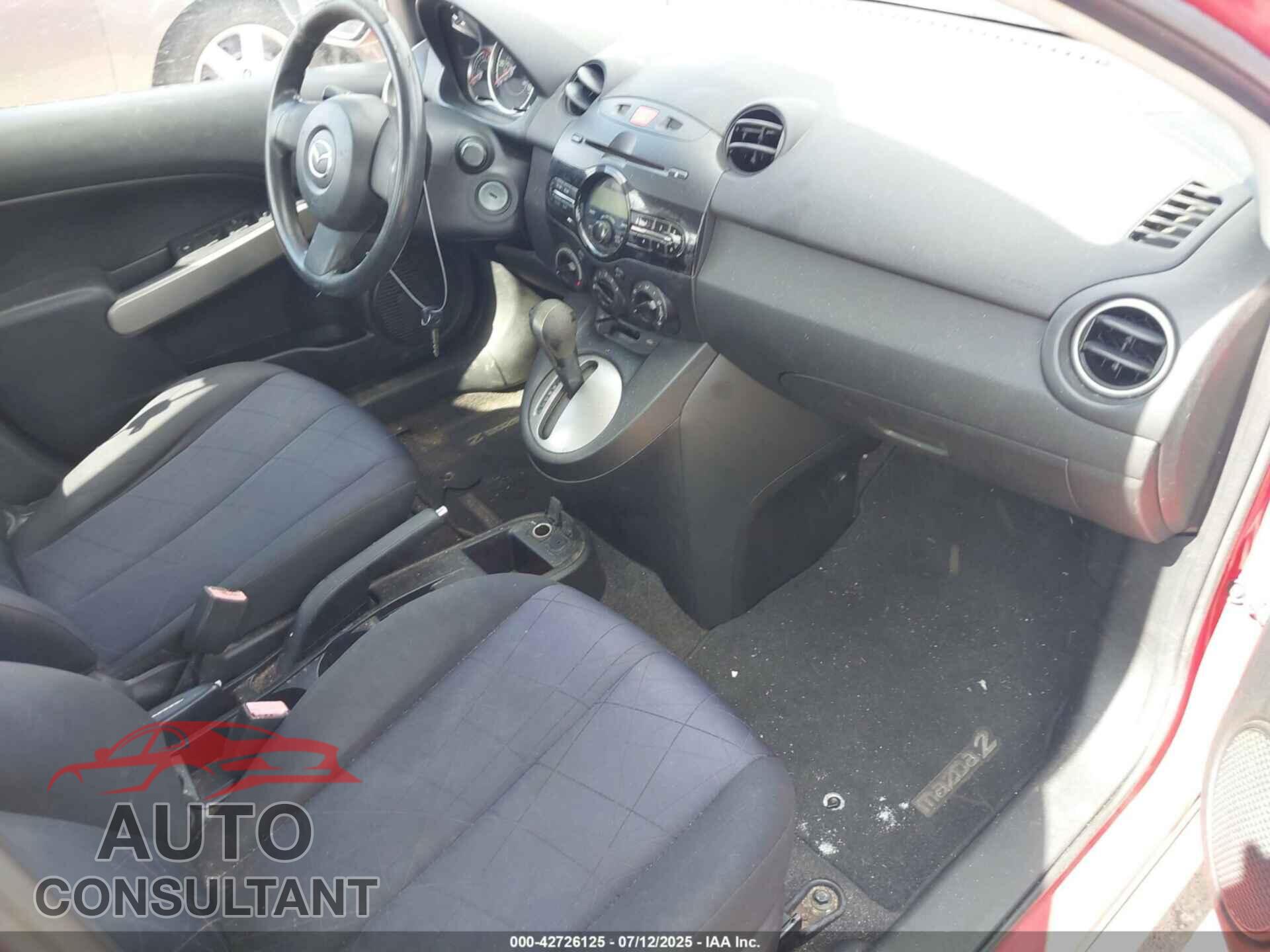 MAZDA MAZDA2 2012 - JM1DE1KY9C0137535