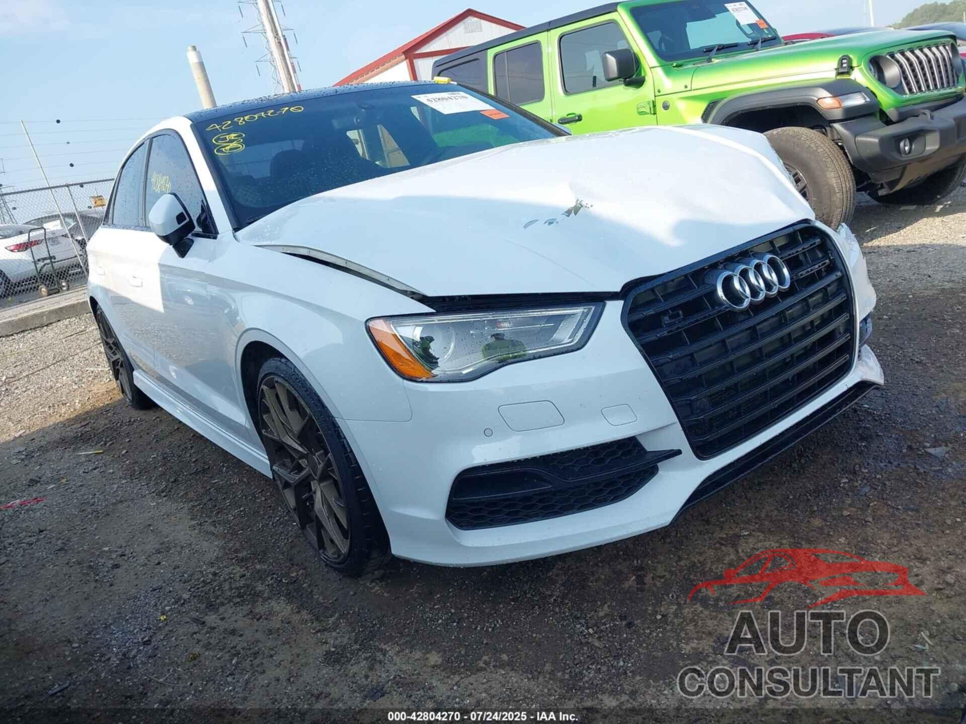AUDI S3 2016 - WAUB1GFF5G1073392