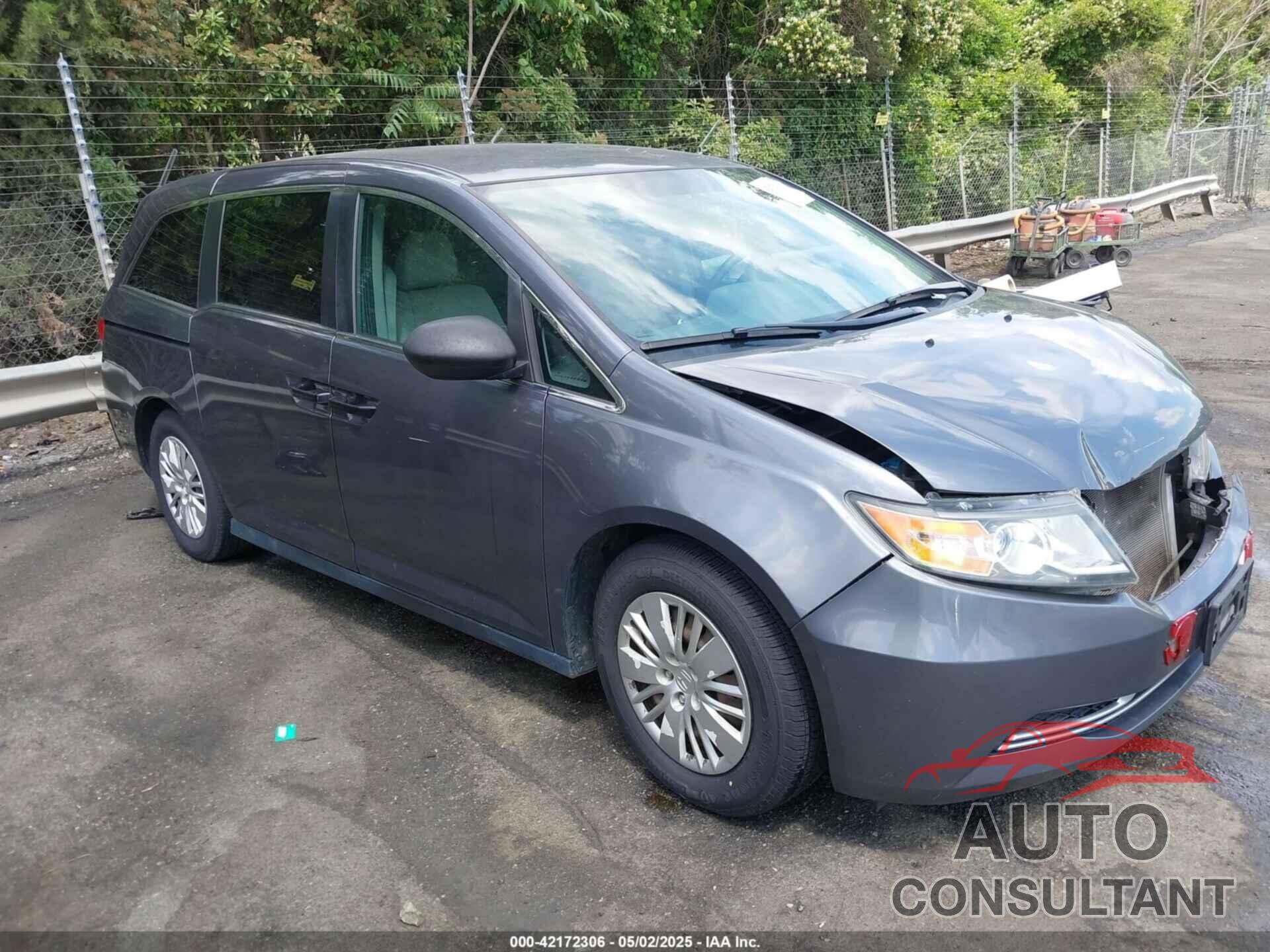 HONDA ODYSSEY 2016 - 5FNRL5H22GB154366