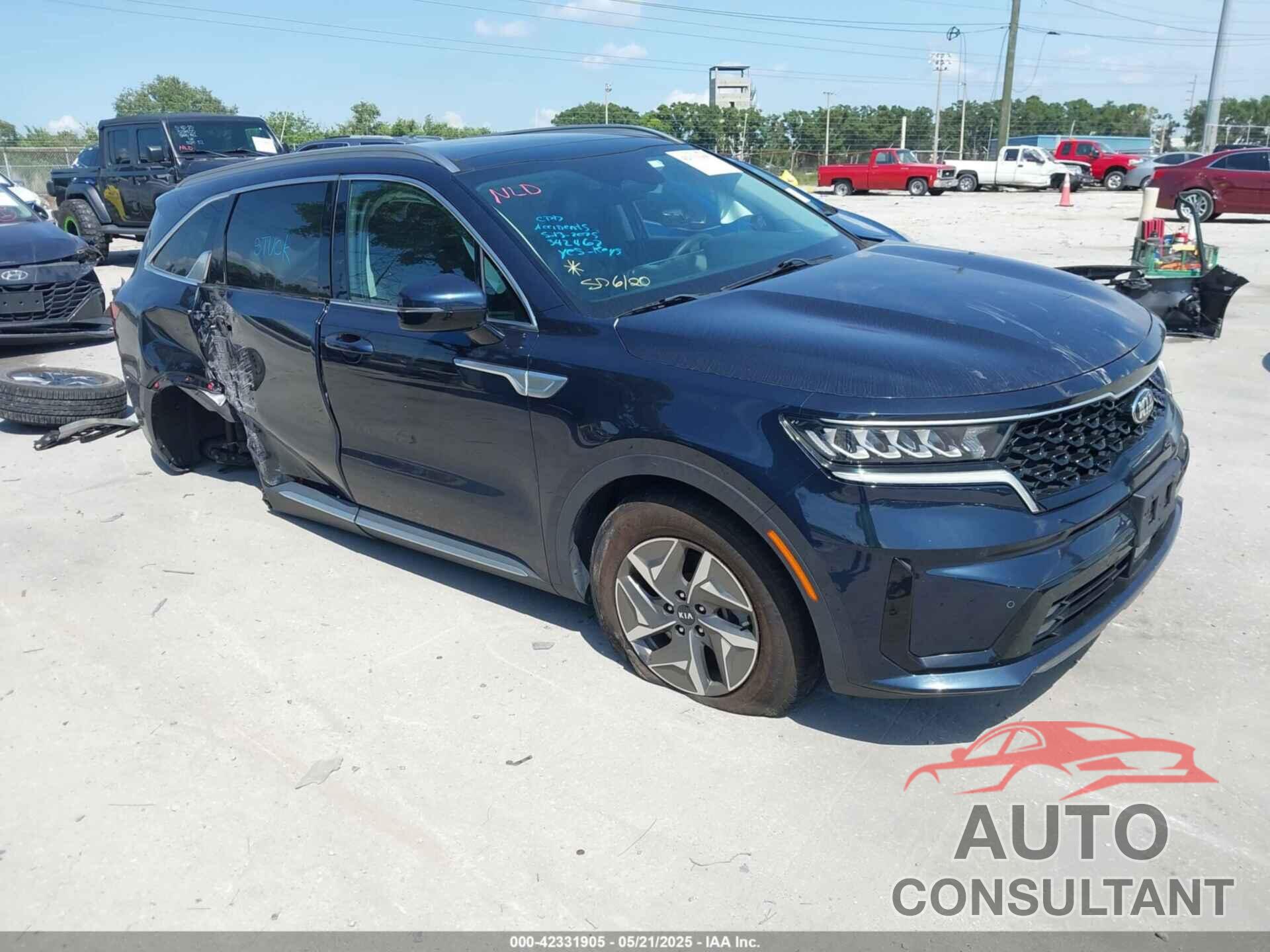 KIA SORENTO HYBRID 2021 - KNDRH4LG3M5024463