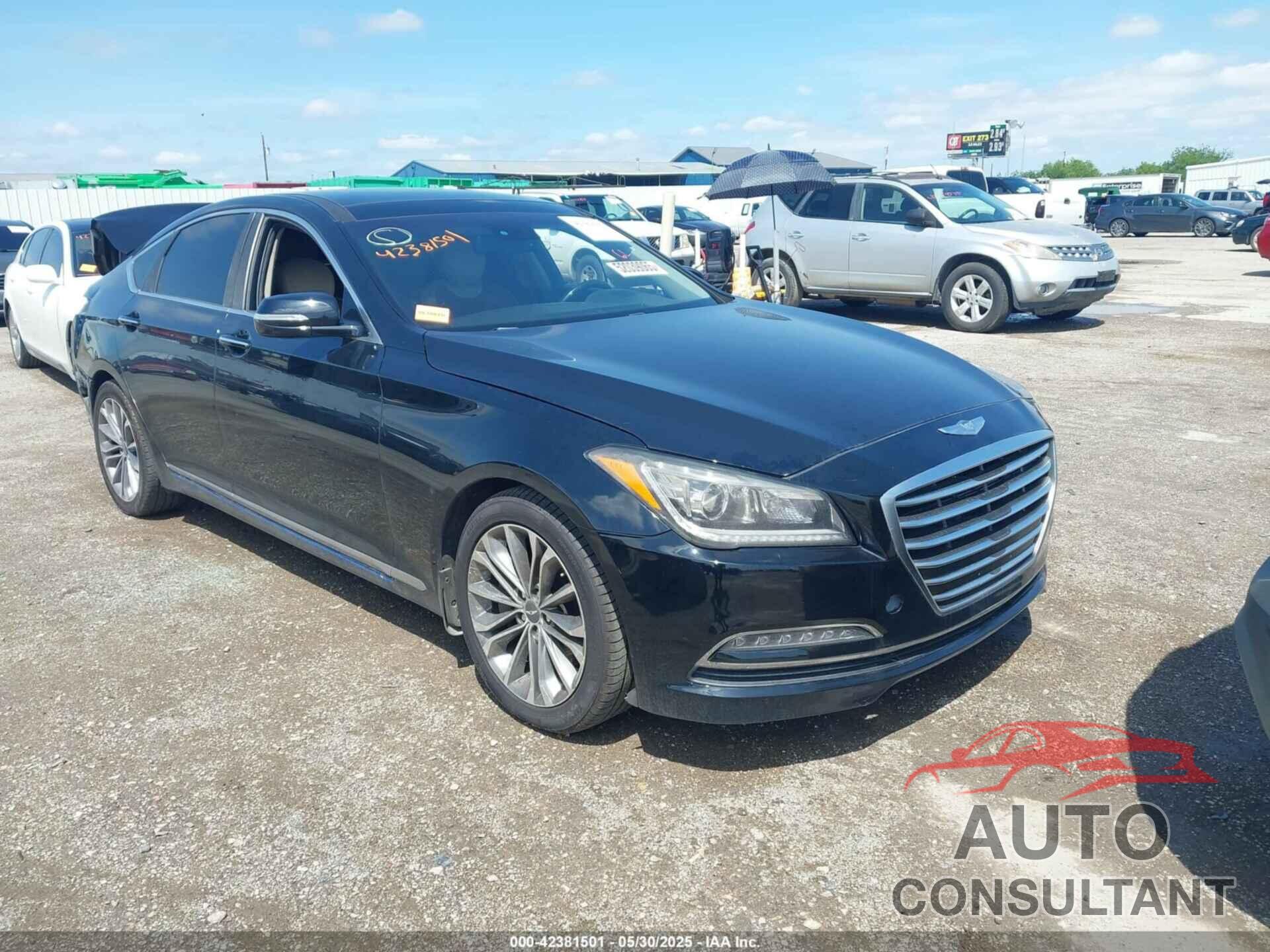 HYUNDAI GENESIS 2016 - KMHGN4JE0GU106979