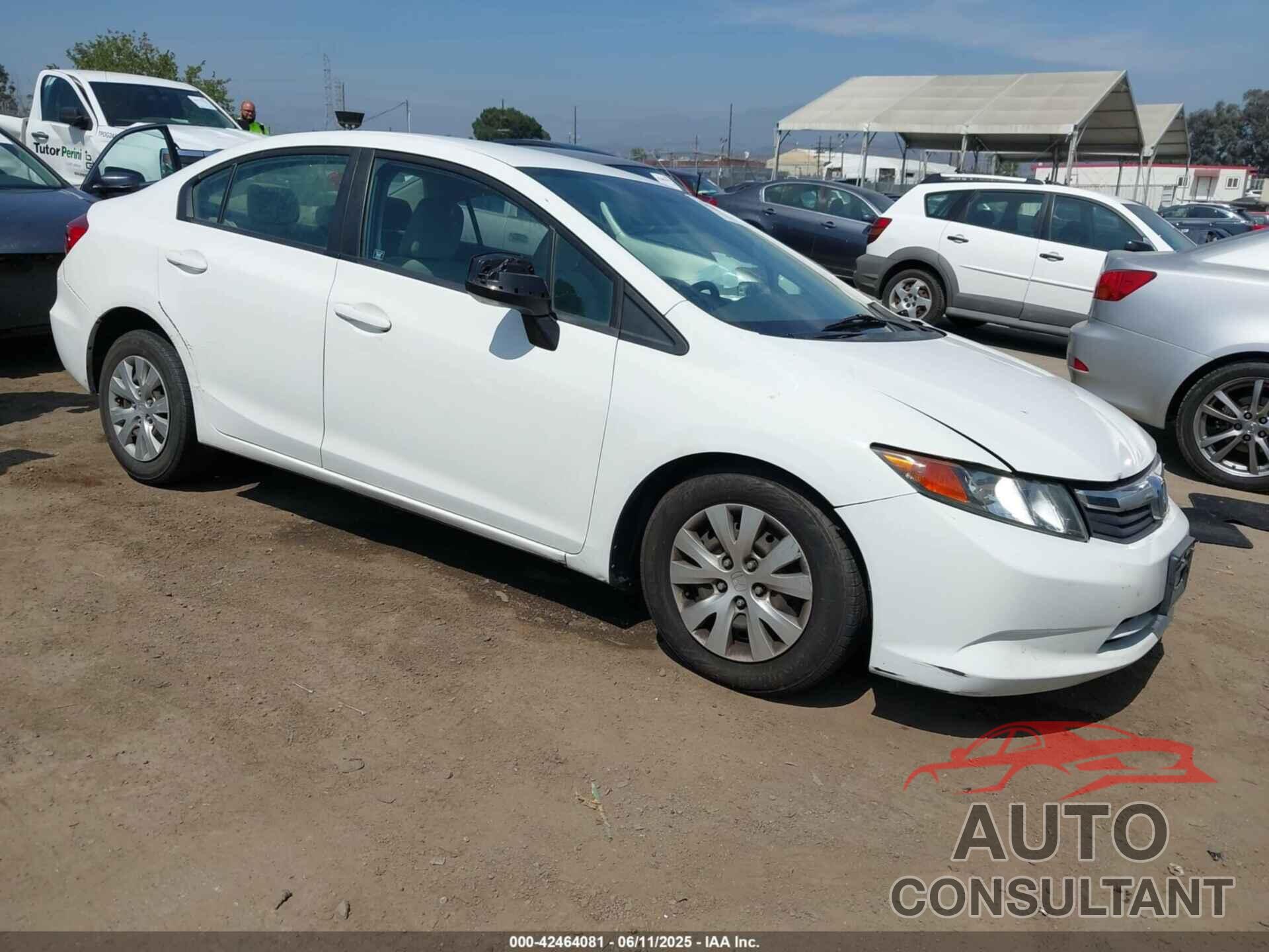 HONDA CIVIC 2012 - 2HGFB2F51CH568519