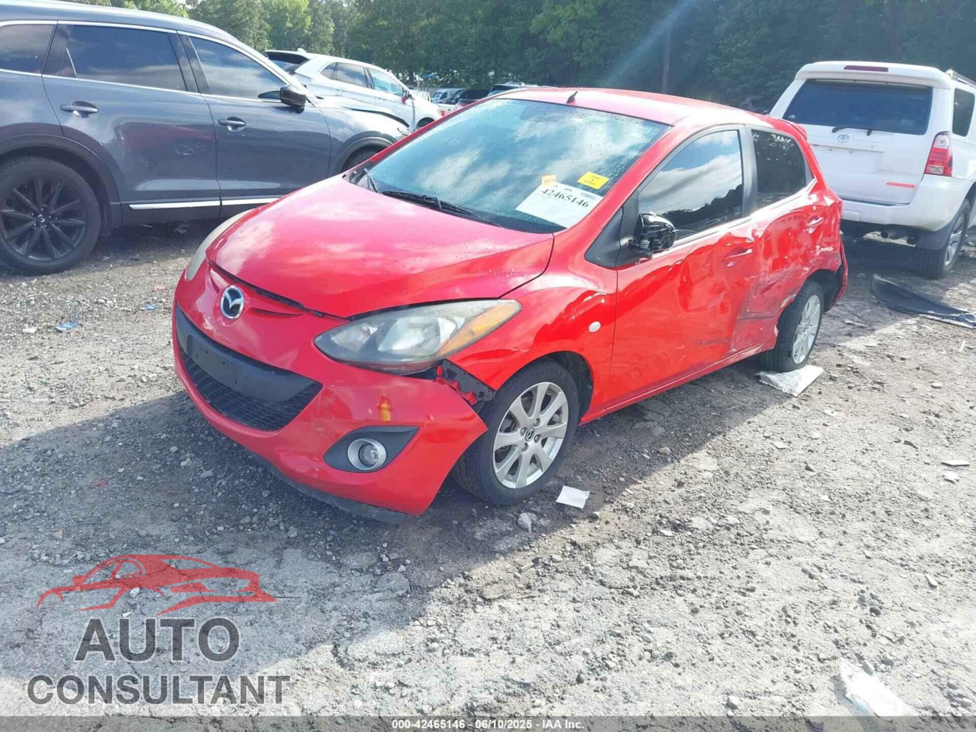 MAZDA MAZDA2 2013 - JM1DE1LY3D0159613