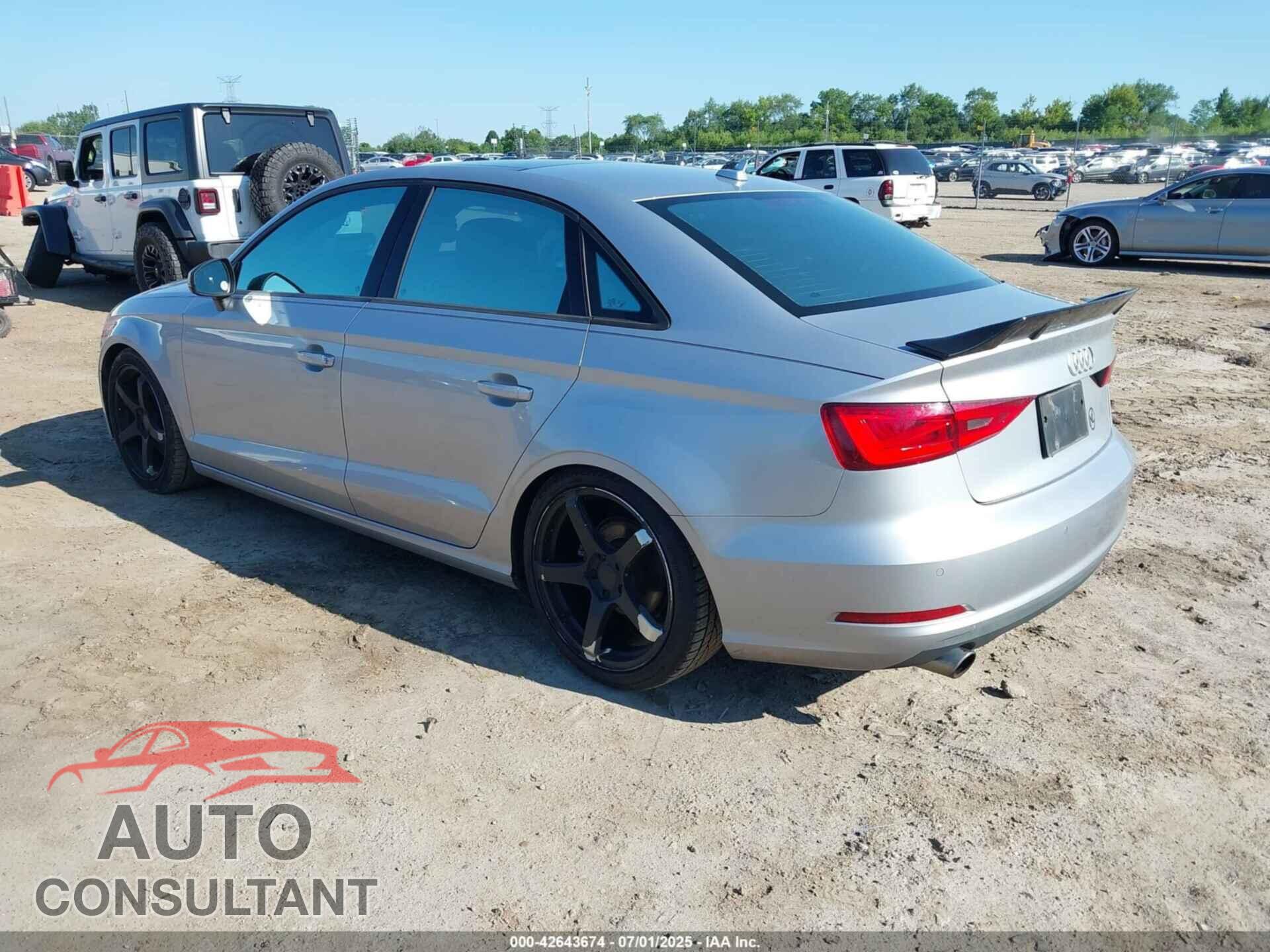 AUDI A3 2016 - WAUB8GFF9G1084715