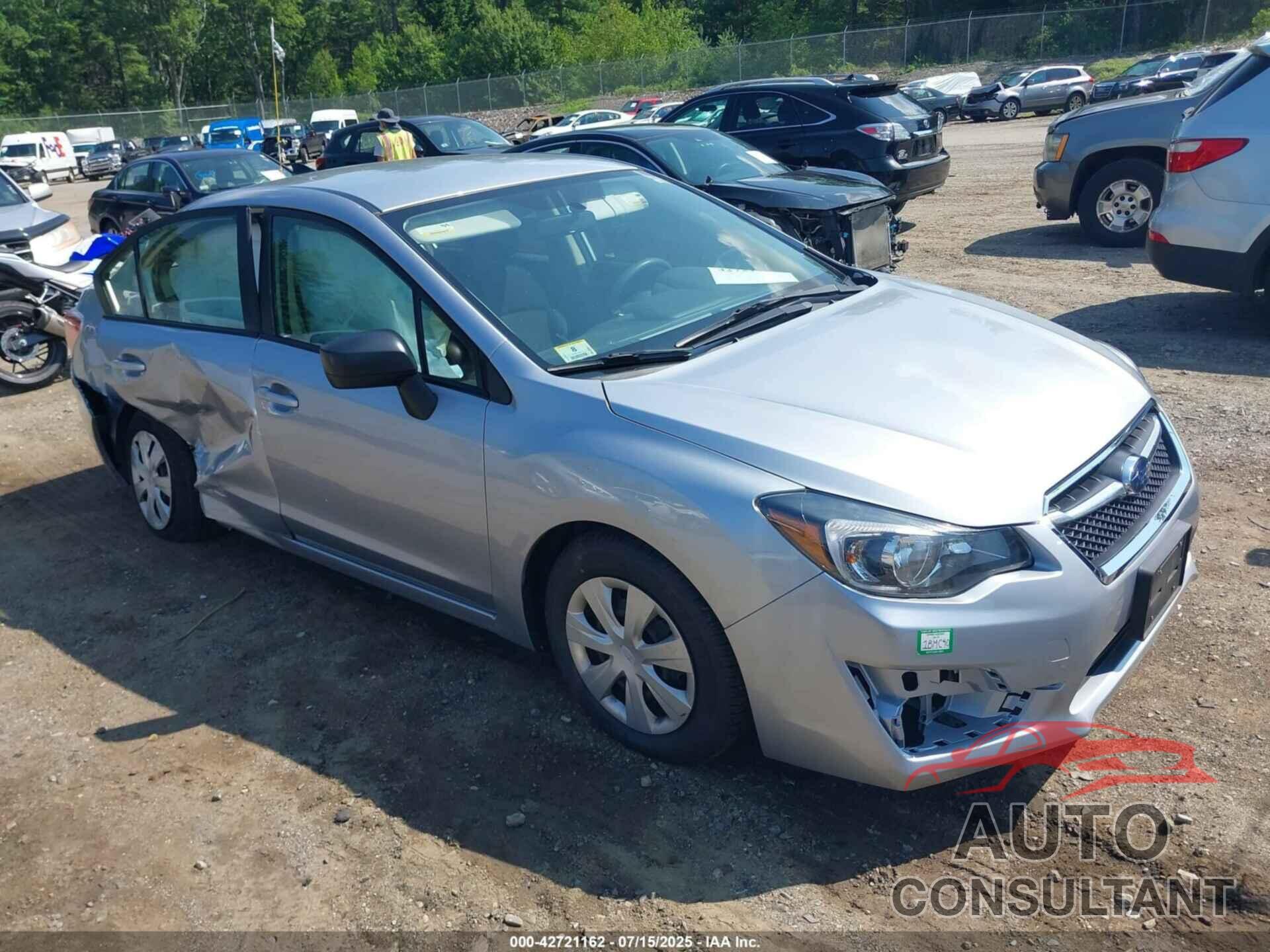 SUBARU IMPREZA 2016 - JF1GJAA61GH012986
