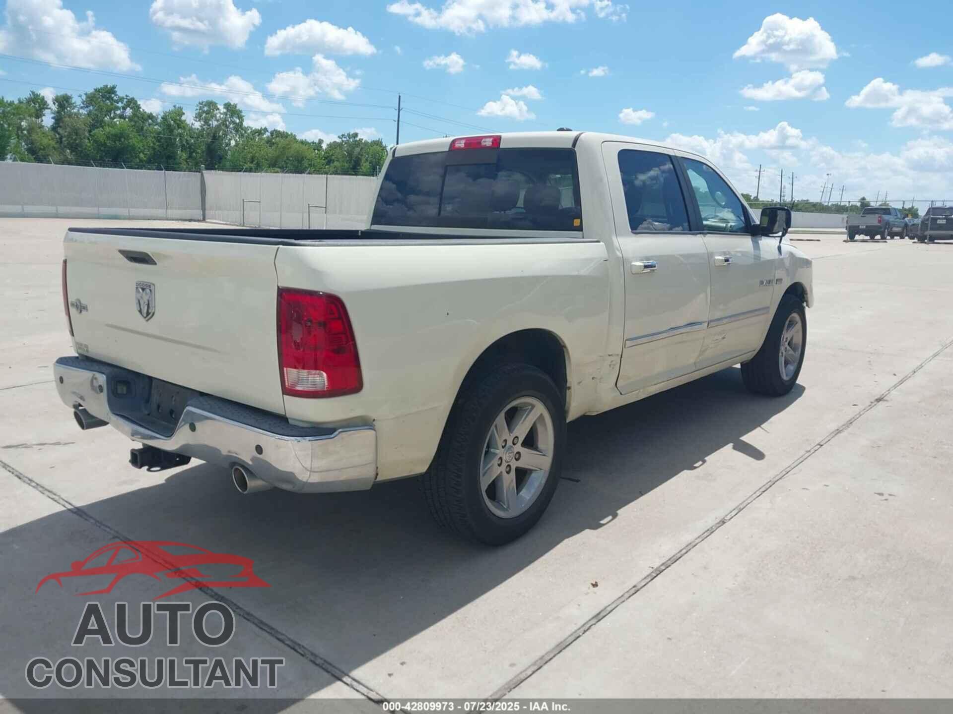 DODGE RAM 1500 2010 - 1D7RB1CT2AS226288