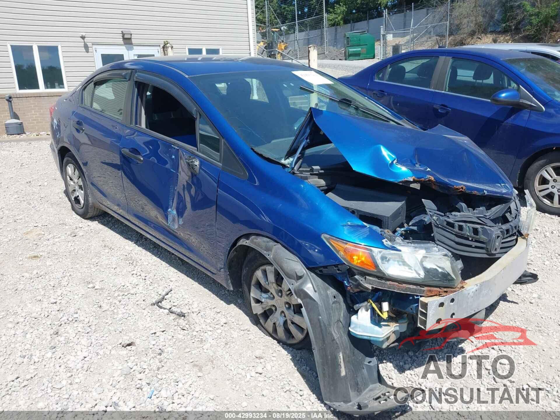 HONDA CIVIC 2012 - 19XFB2F22CE303205