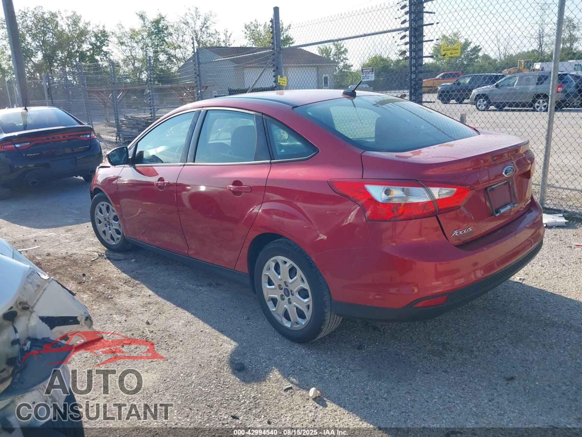 FORD FOCUS 2012 - 1FAHP3F21CL463363