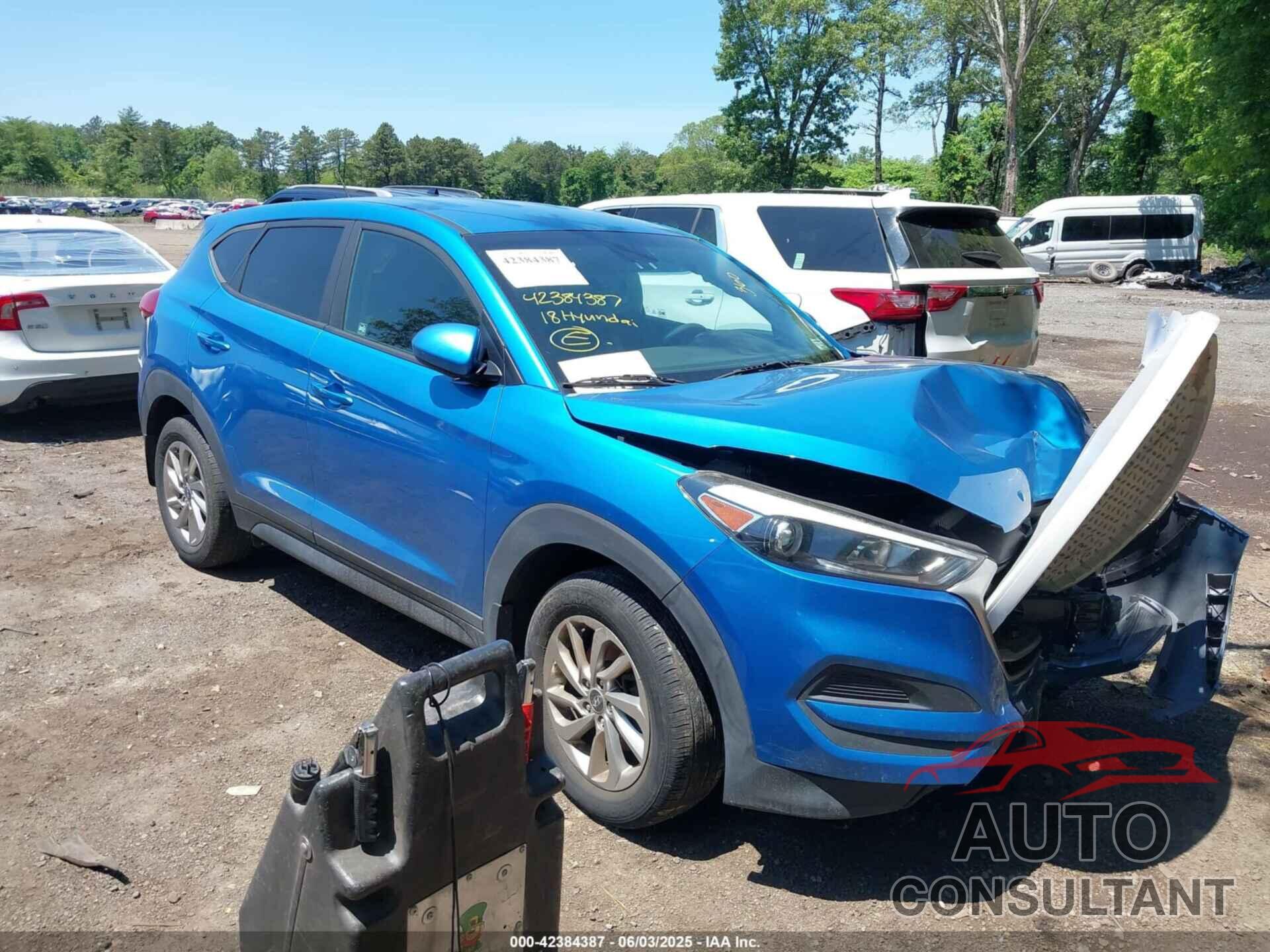 HYUNDAI TUCSON 2018 - KM8J2CA49JU652610
