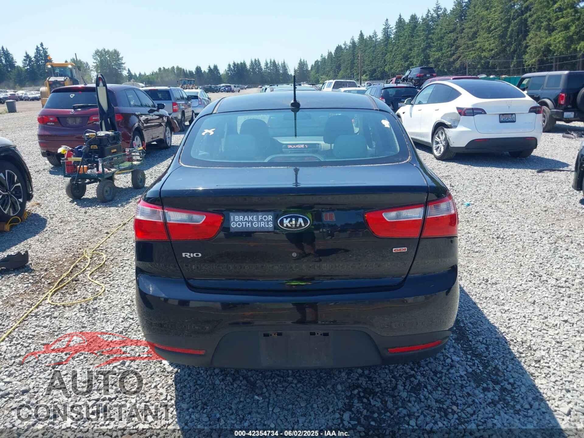 KIA RIO 2013 - KNADM4A30D6209390