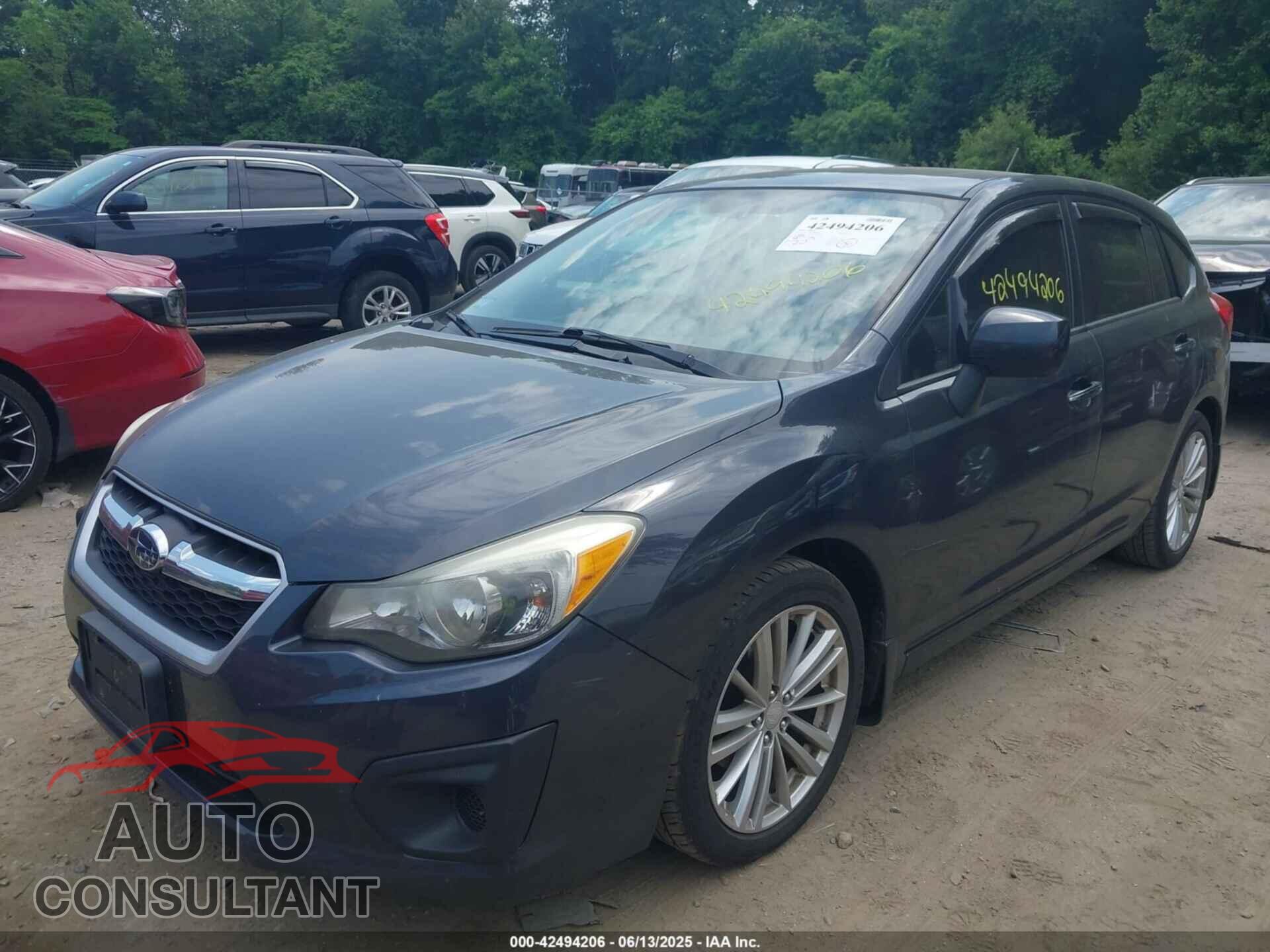 SUBARU IMPREZA 2012 - JF1GPAH67CH230736