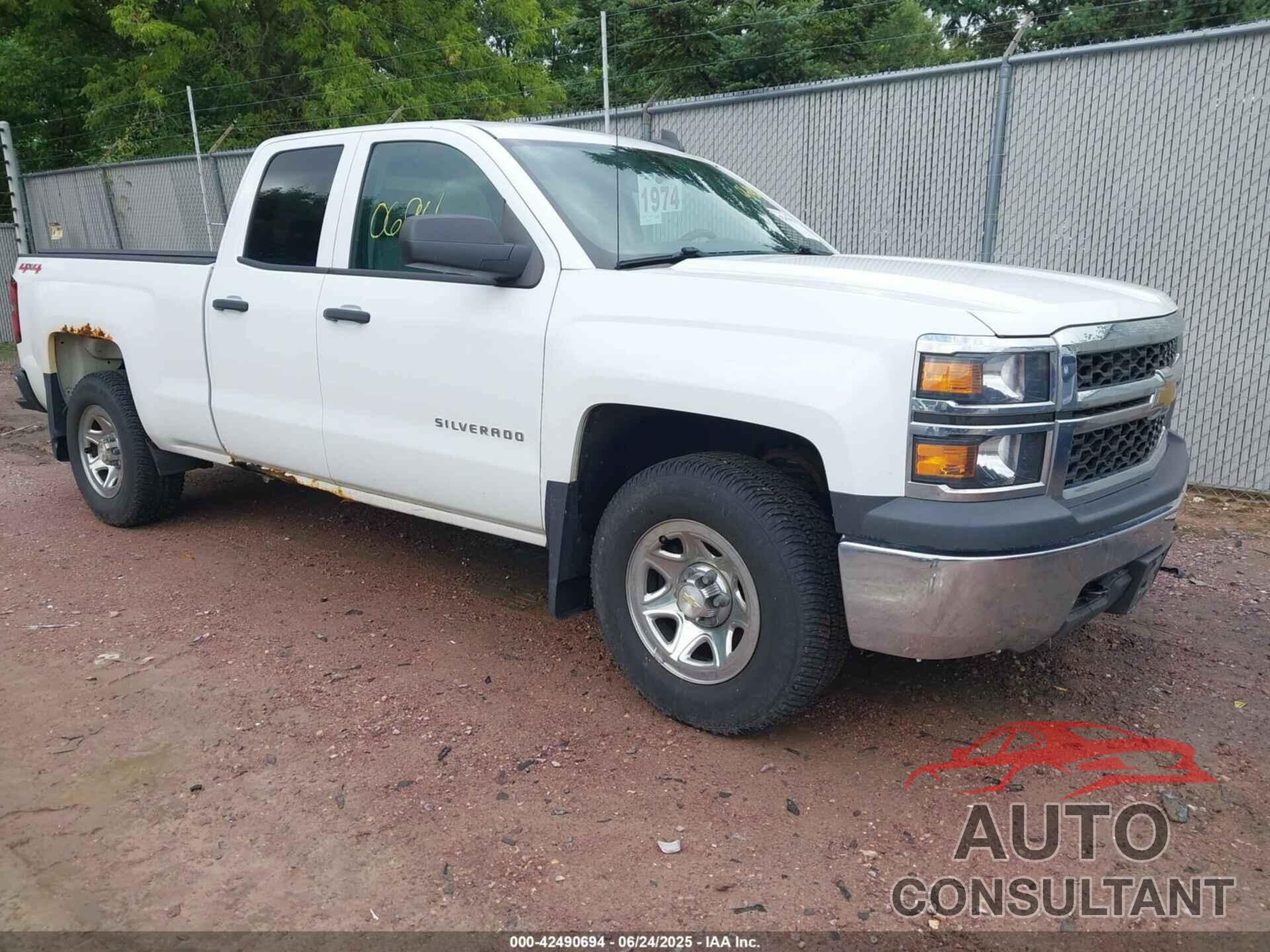 CHEVROLET SILVERADO 1500 2015 - 1GCVKPEC6FZ340589