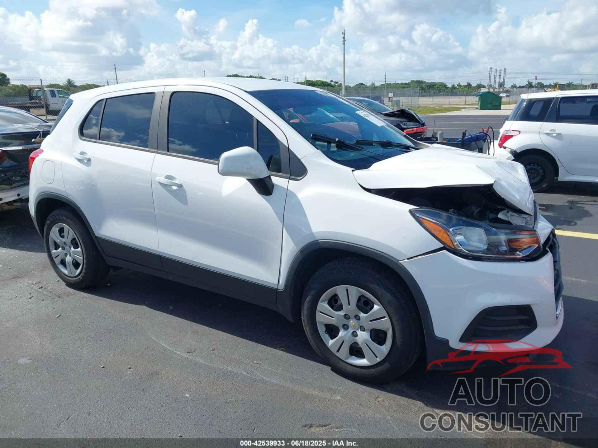 CHEVROLET TRAX 2020 - 3GNCJKSBXLL157361