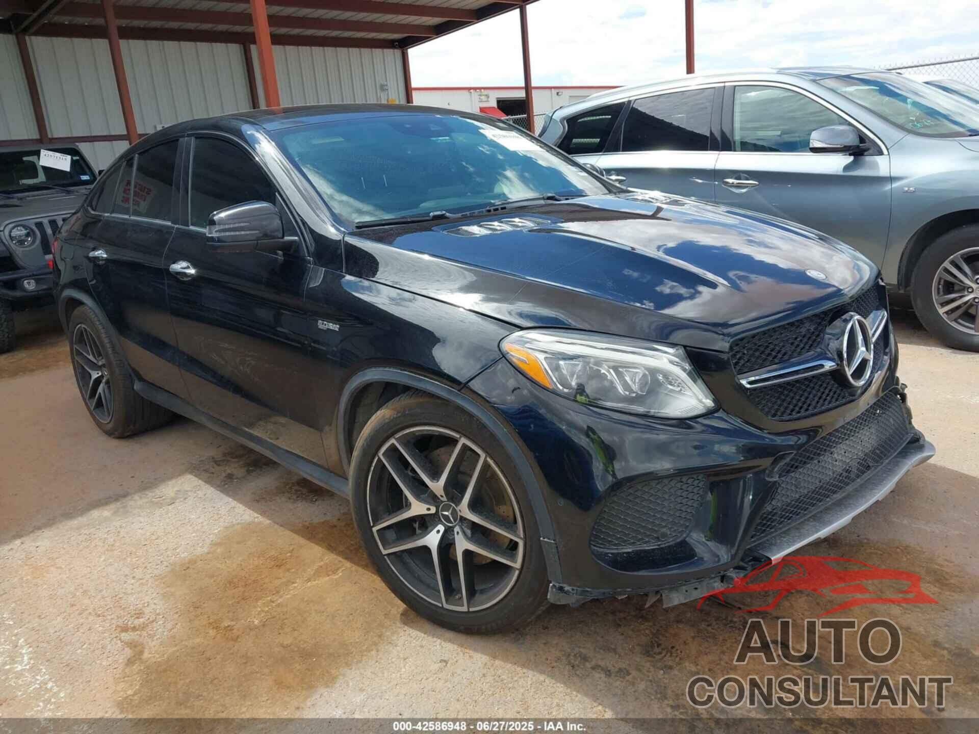 MERCEDES-BENZ AMG GLE 43 COUPE 2017 - 4JGED6EBXHA058528