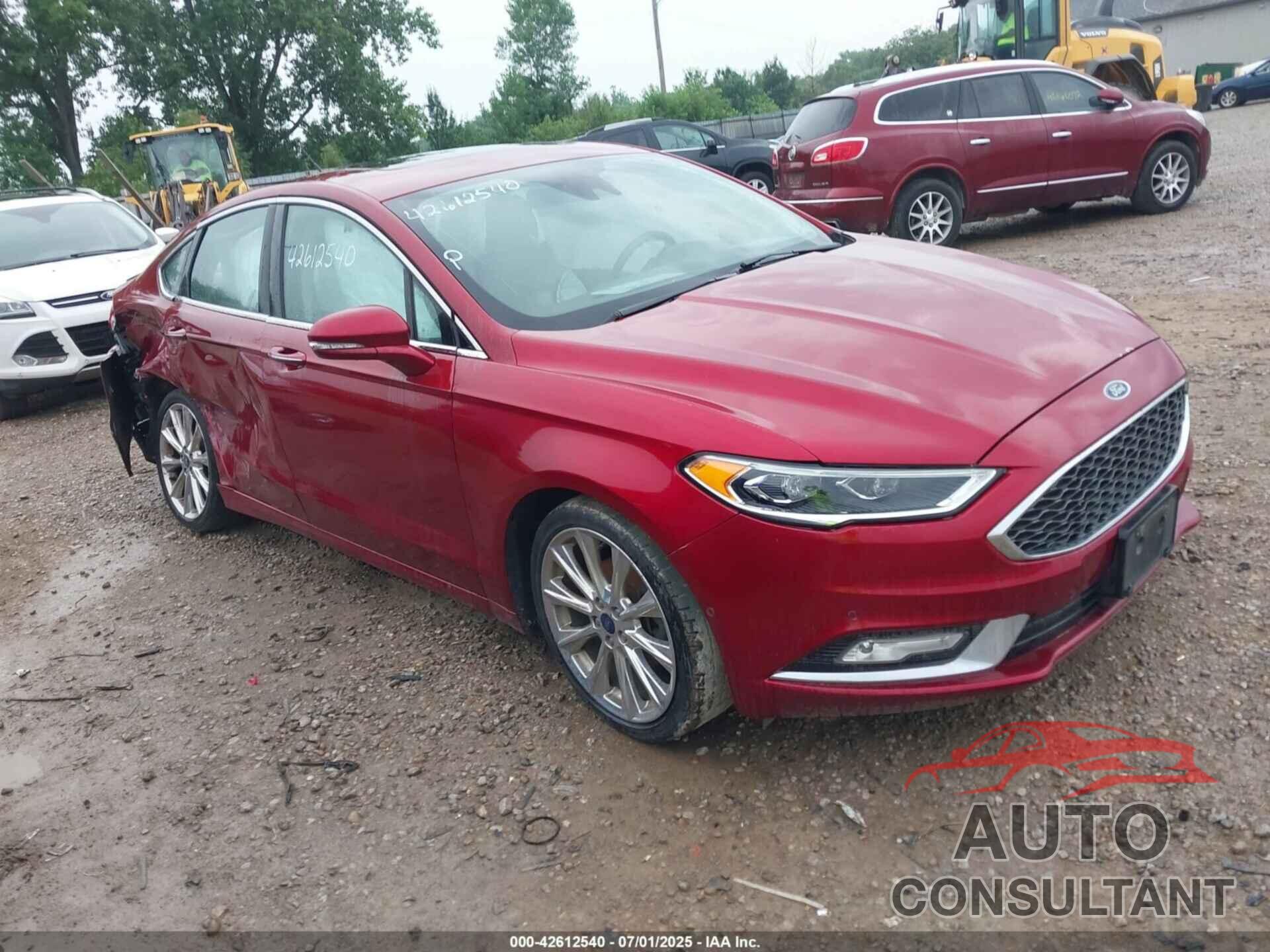FORD FUSION 2017 - 3FA6P0K96HR241130