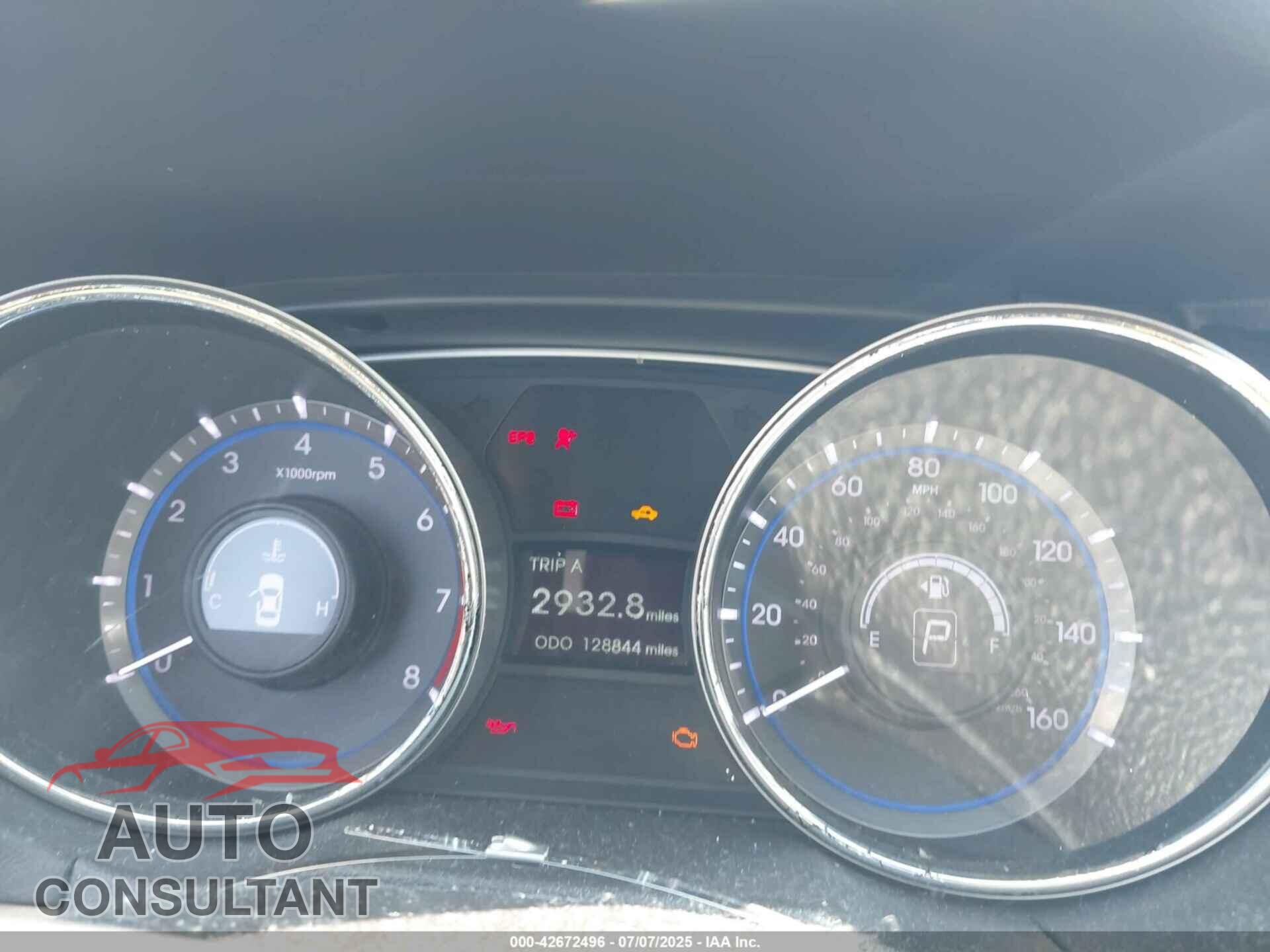HYUNDAI SONATA 2013 - 5NPEC4ACXDH802254