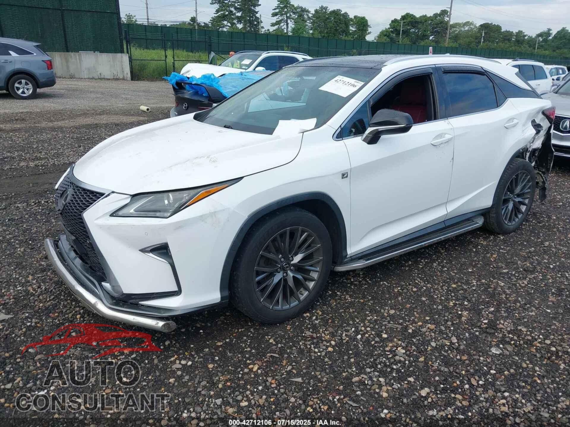 LEXUS RX 350 2016 - 2T2BZMCA9GC004876