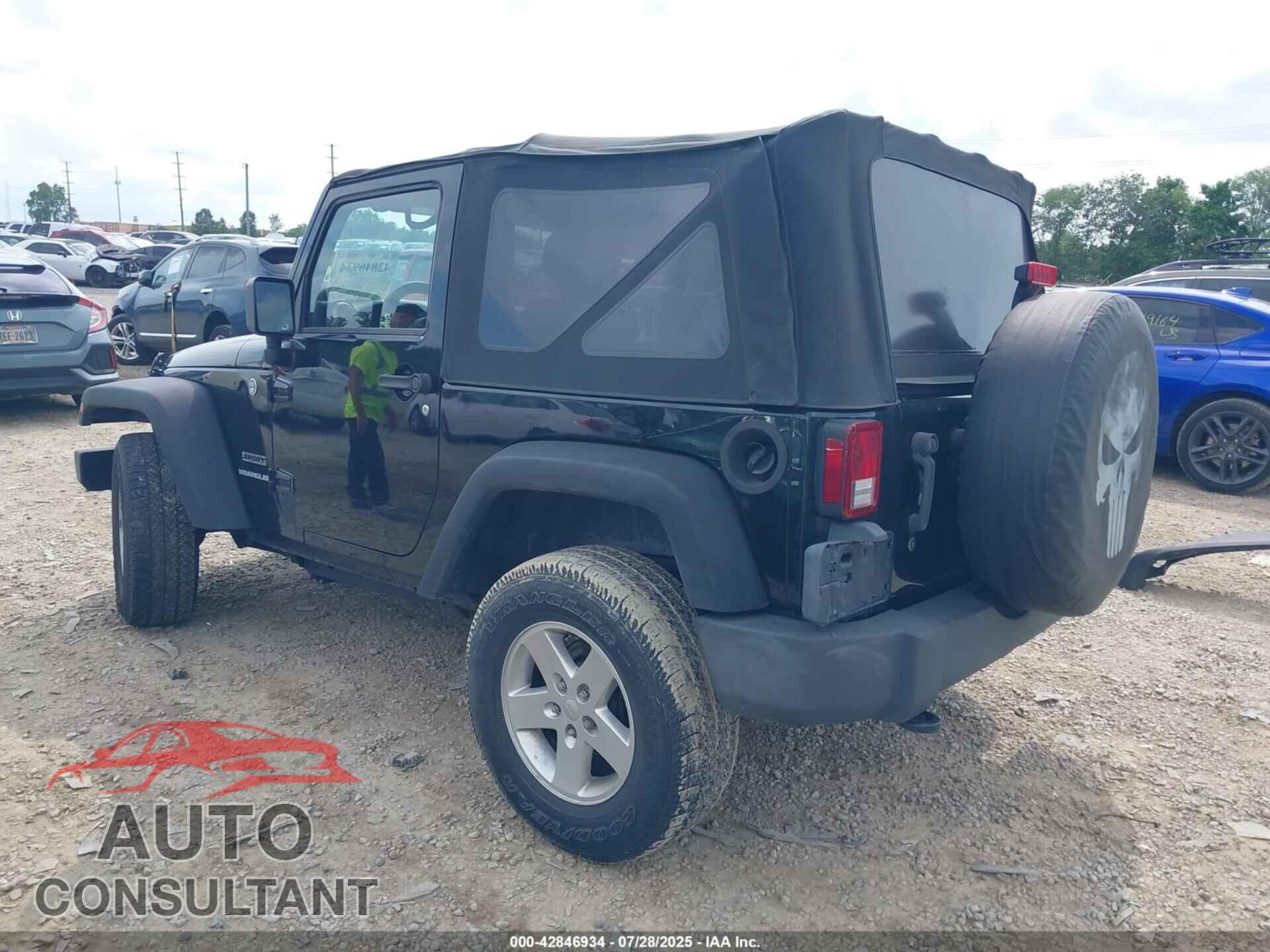JEEP WRANGLER 2011 - 1J4AA2D10BL544512