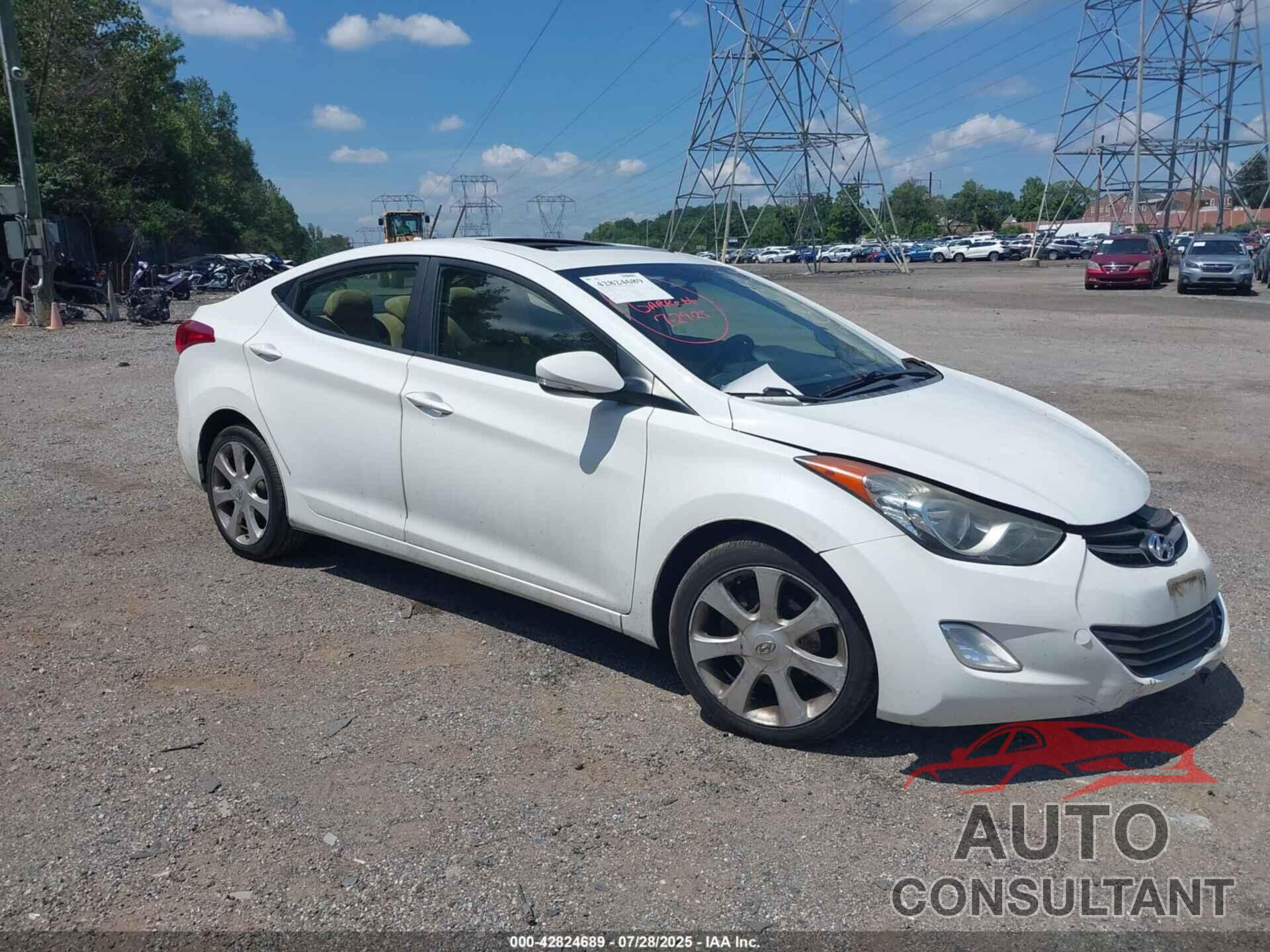 HYUNDAI ELANTRA 2012 - 5NPDH4AE1CH082064