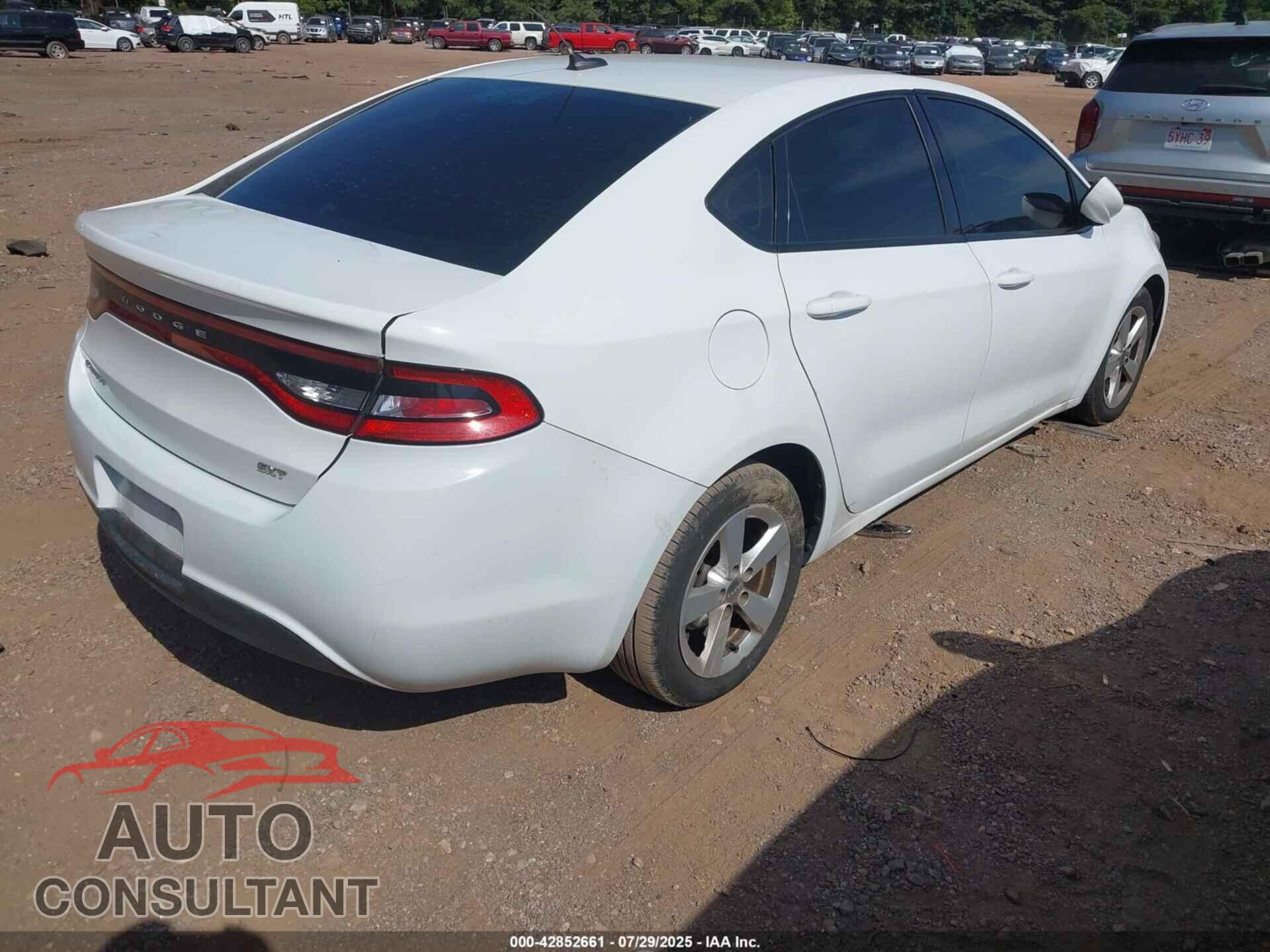 DODGE DART 2015 - 1C3CDFBB4FD180110
