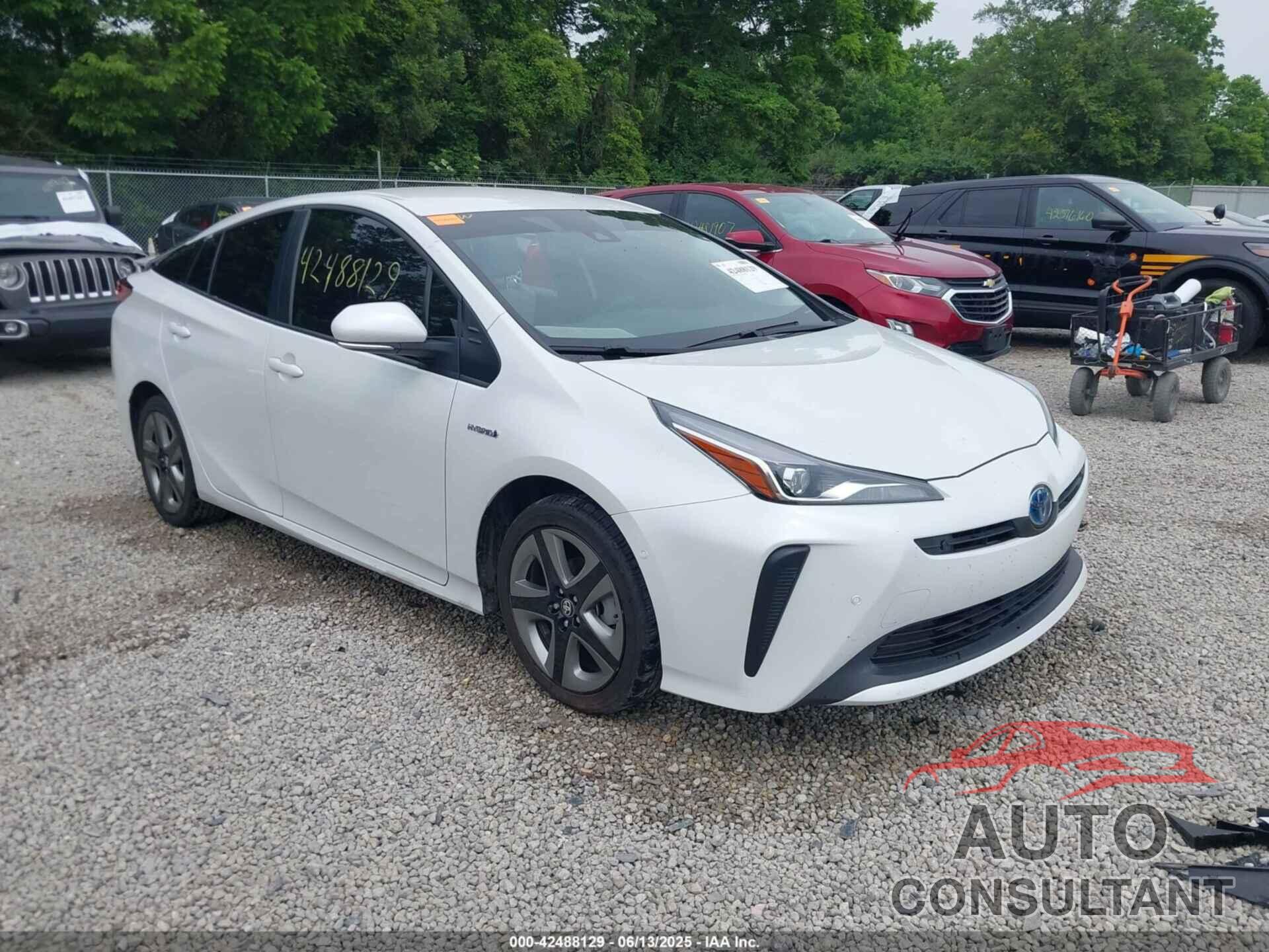 TOYOTA PRIUS 2021 - JTDKAMFU6M3137679