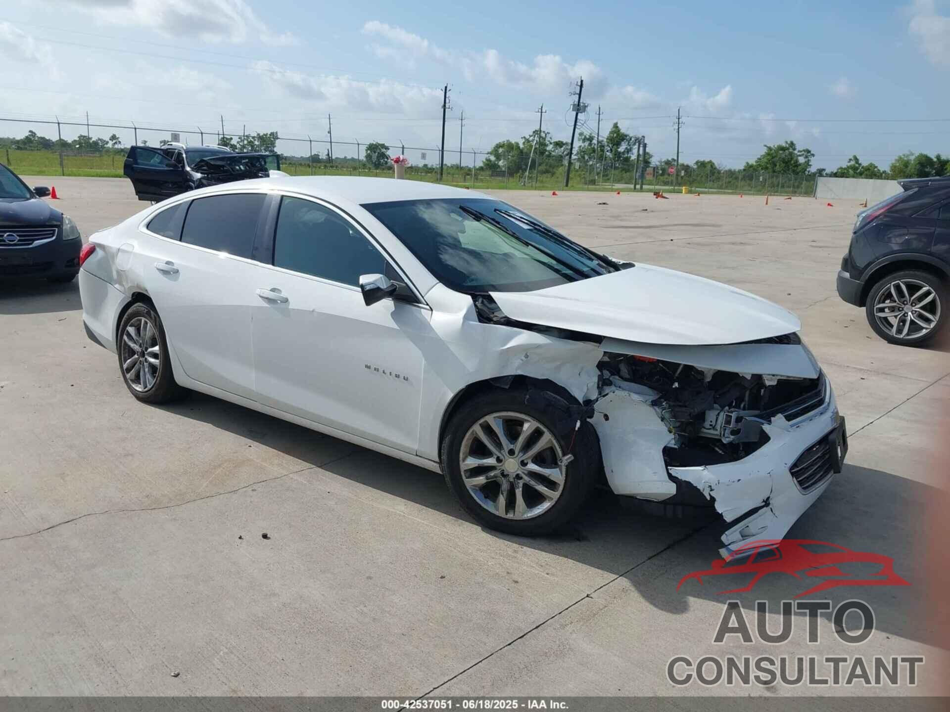 CHEVROLET MALIBU 2016 - 1G1ZE5ST6GF349323