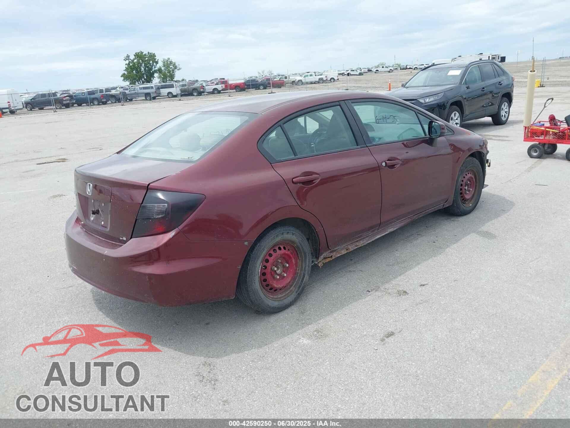 HONDA CIVIC 2012 - 19XFB2F53CE042256