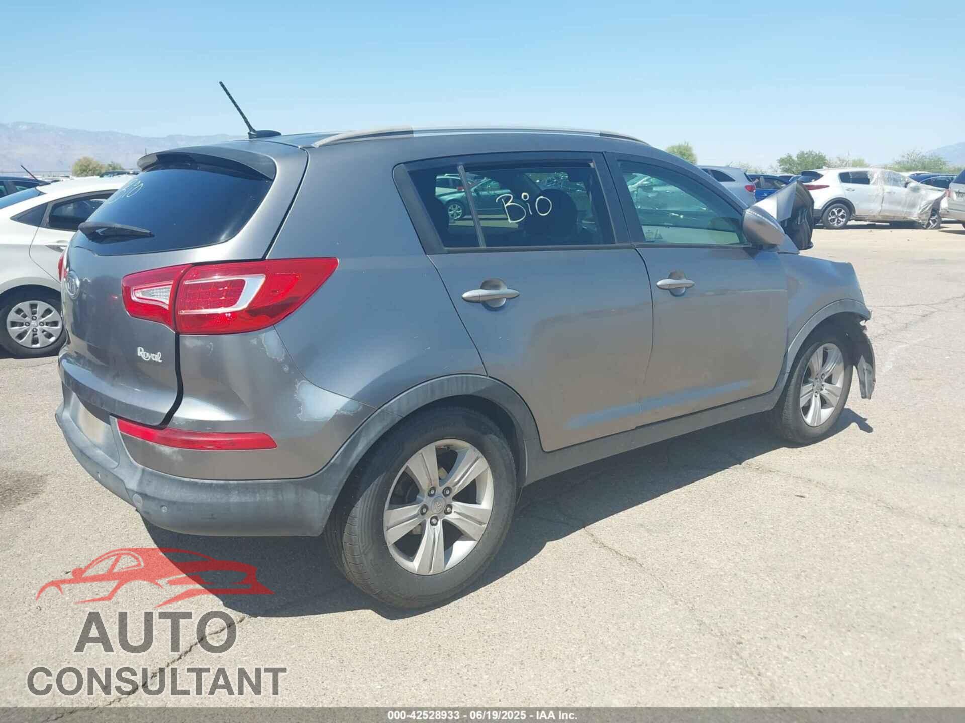 KIA SPORTAGE 2011 - KNDPB3A29B7039450
