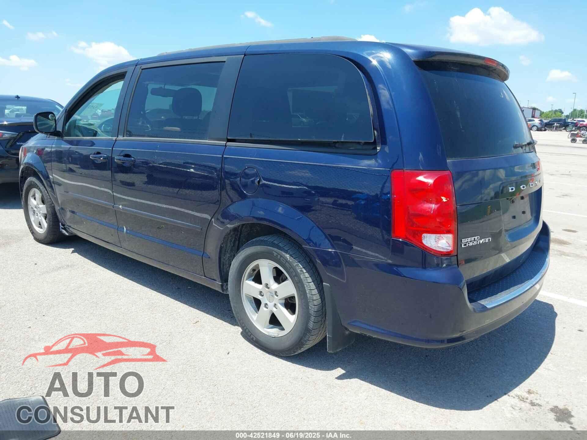 DODGE GRAND CARAVAN 2012 - 2C4RDGCG8CR298868