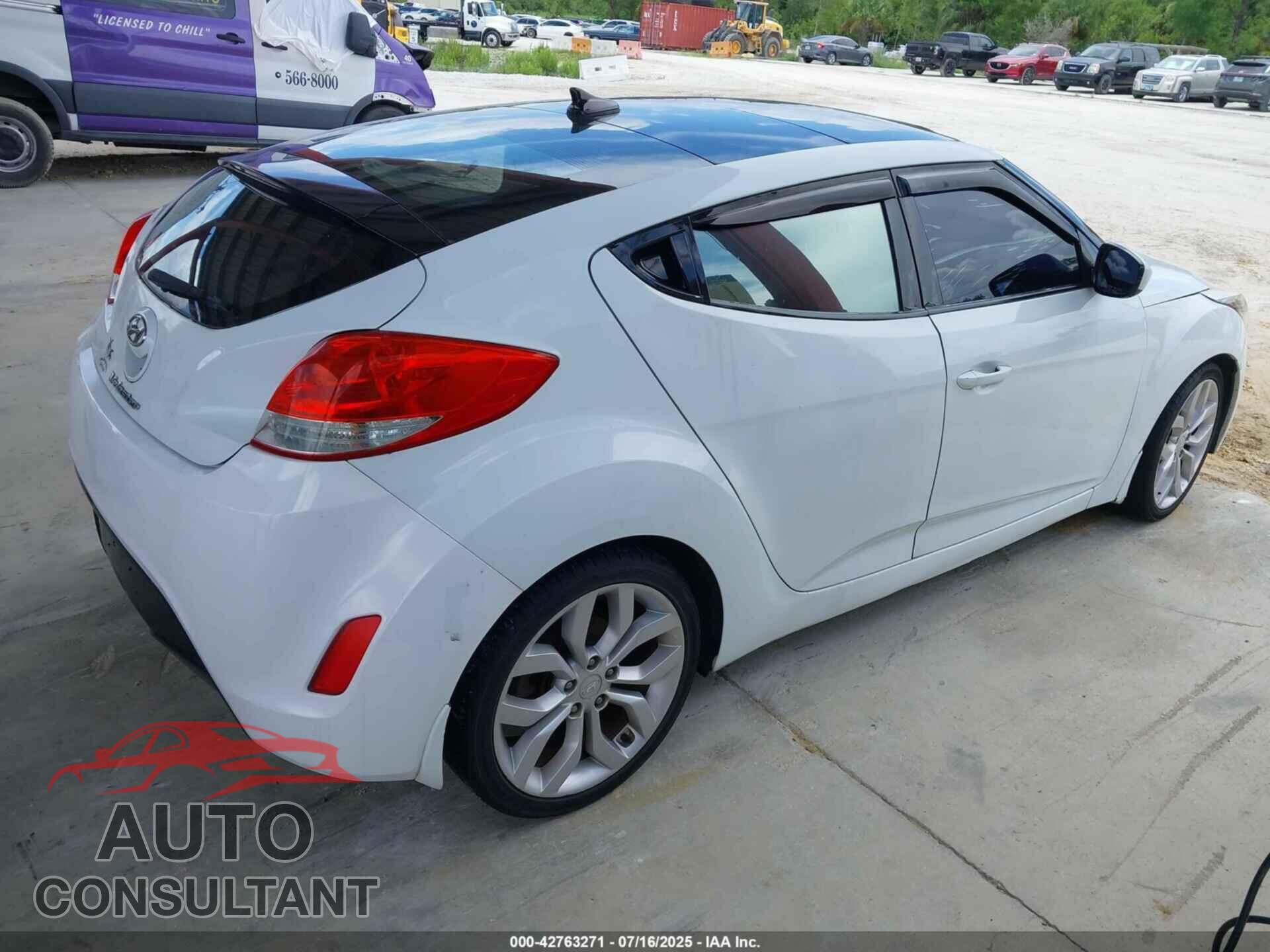 HYUNDAI VELOSTER 2013 - KMHTC6AD4DU099795