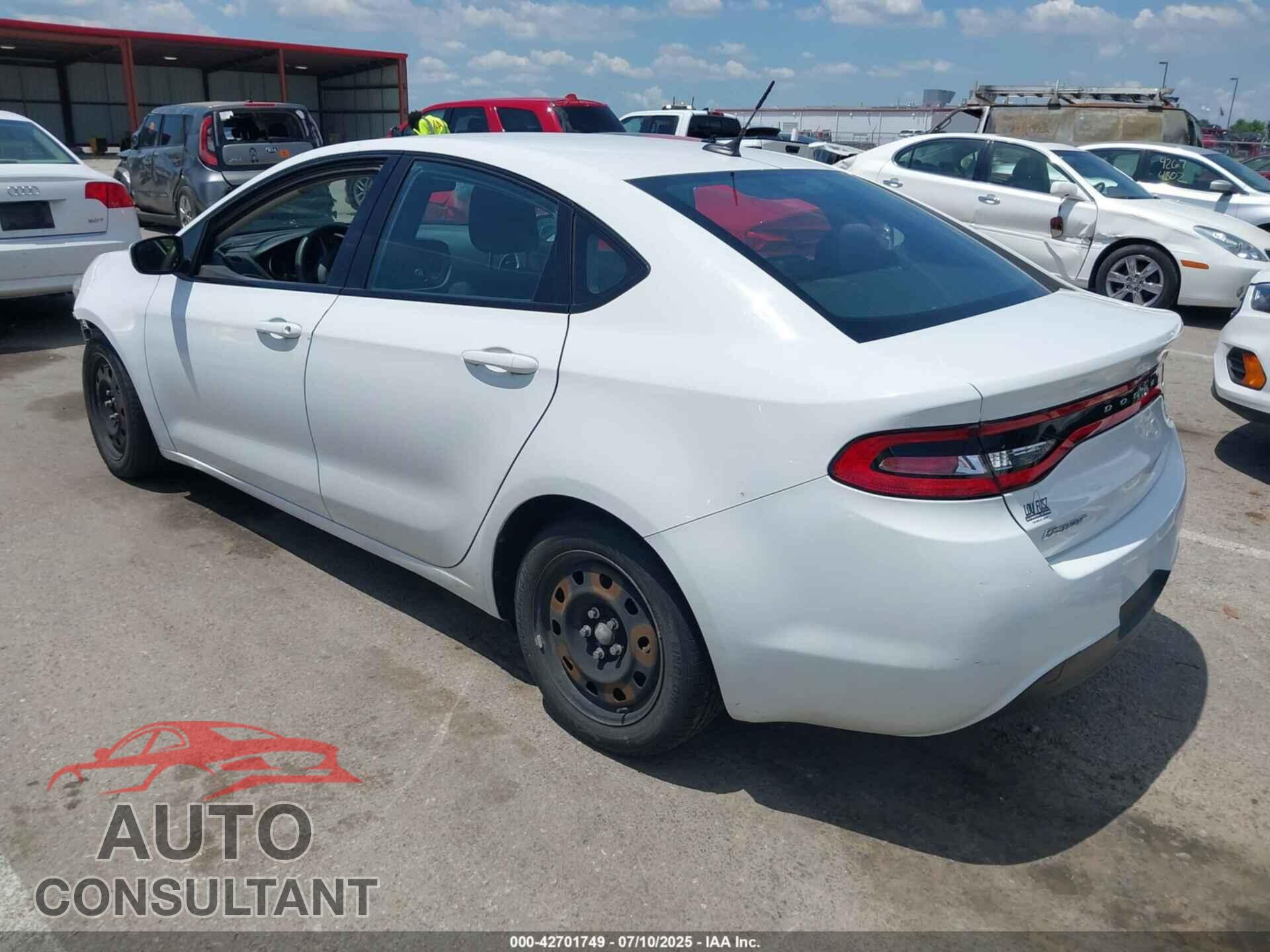 DODGE DART 2014 - 1C3CDFAA4ED833574