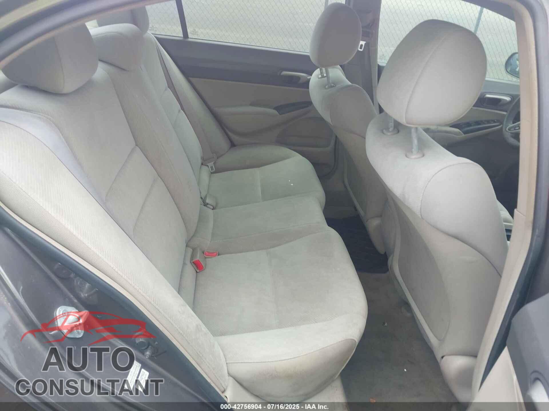 HONDA CIVIC 2011 - 2HGFA1F57BH505808
