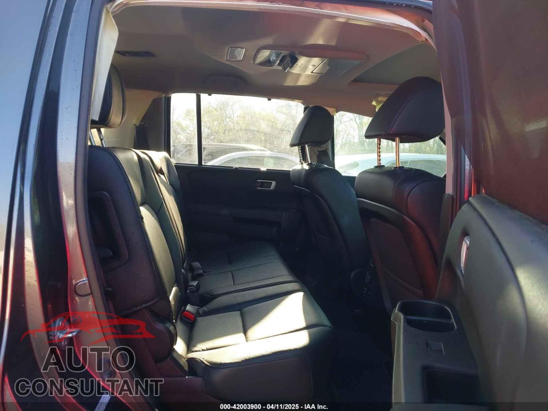 HONDA PILOT 2012 - 5FNYF4H91CB027886