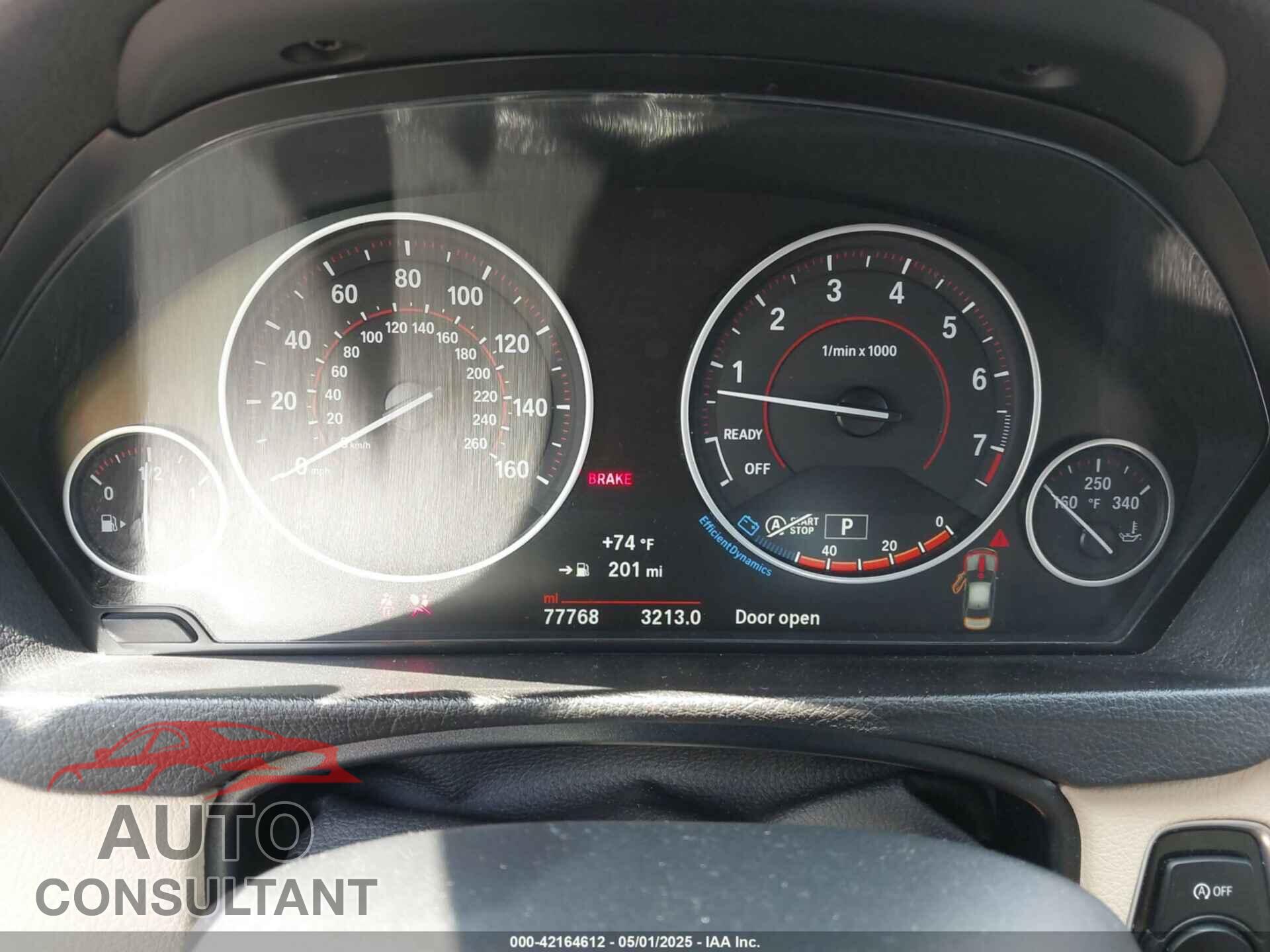BMW 328I 2016 - WBA8E9G55GNT43035