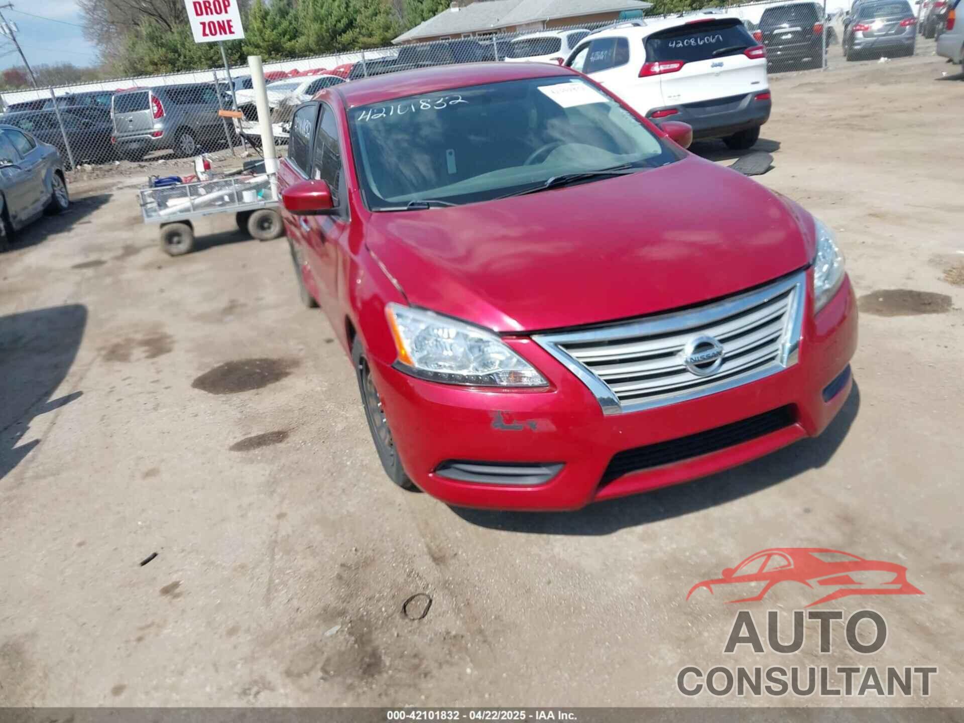NISSAN SENTRA 2013 - 3N1AB7AP3DL739779